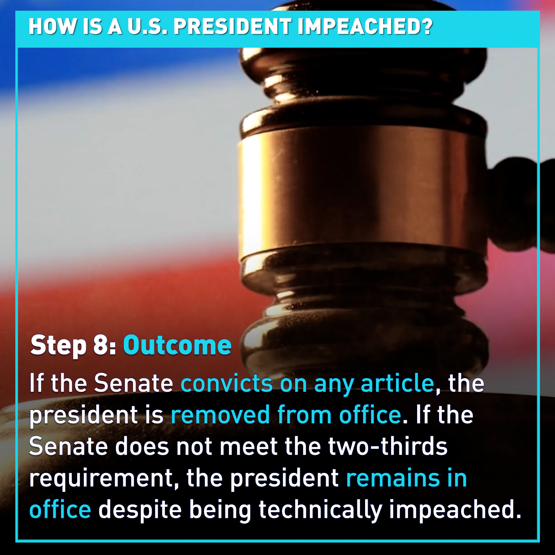 How is a U.S. president impeached?