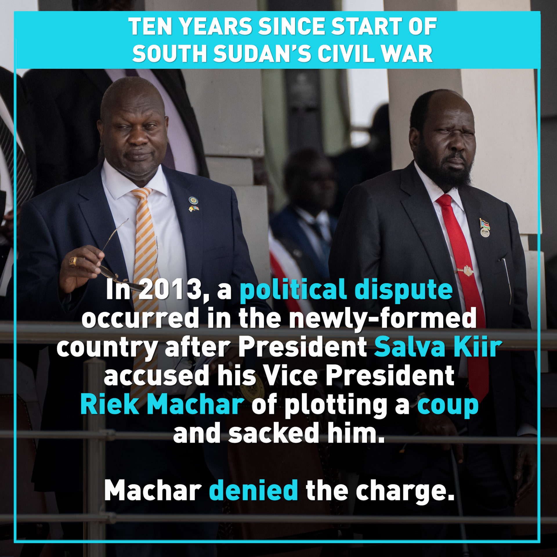 Ten years since civil war broke out in South Sudan