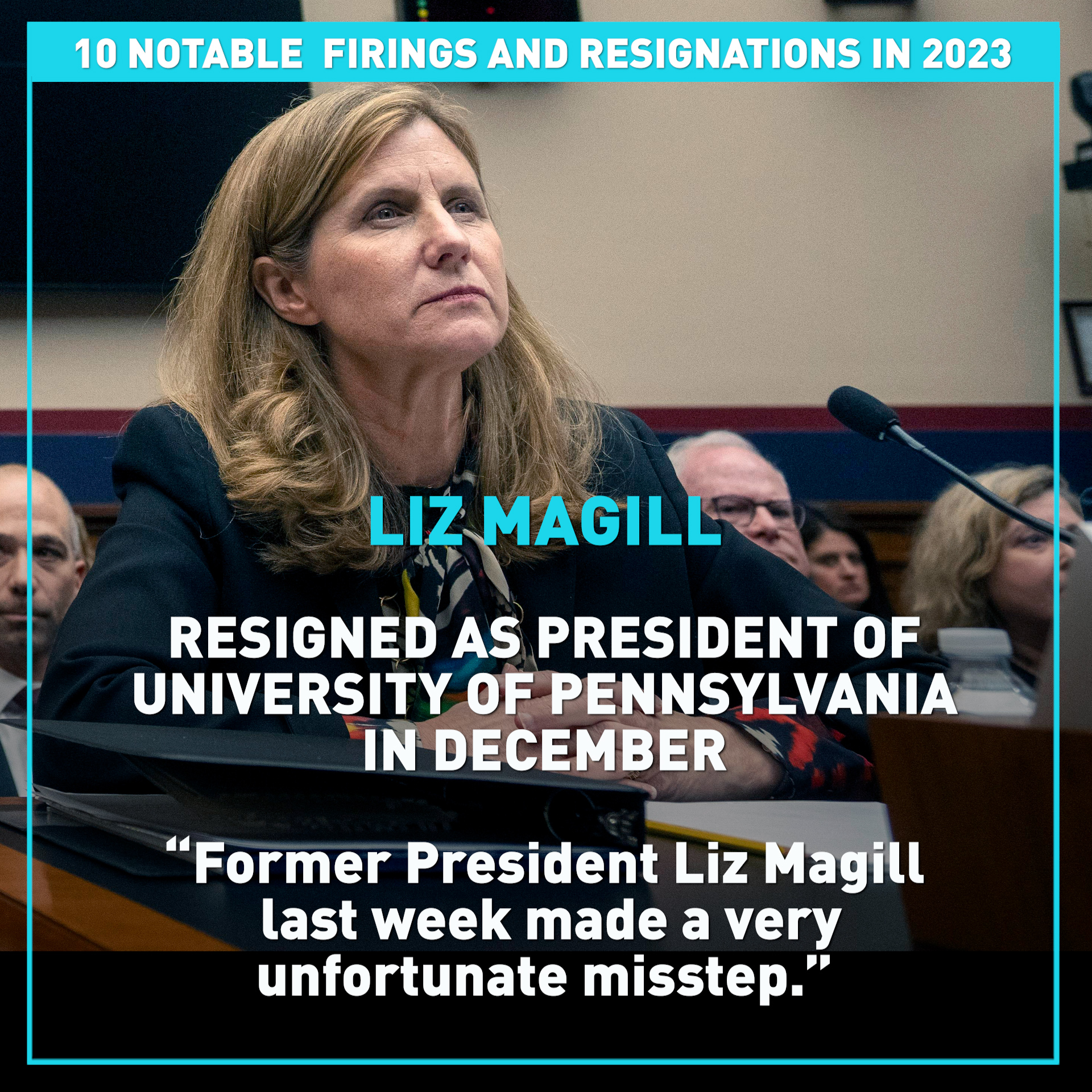 Top 10 most notable firings and resignations of 2023 CGTN