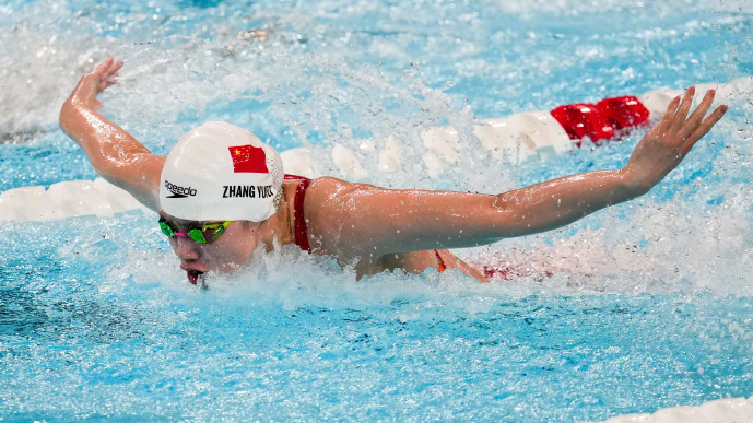 China's Zhang Yufei advances to women's 100-meter butterfly finals