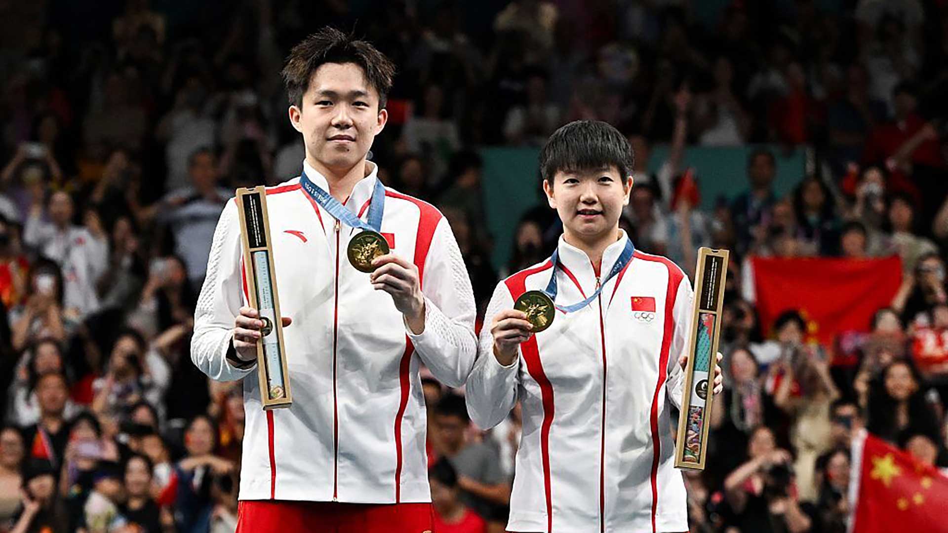 Olympics Day 4 Table tennis gold for China in mixed doubles CGTN