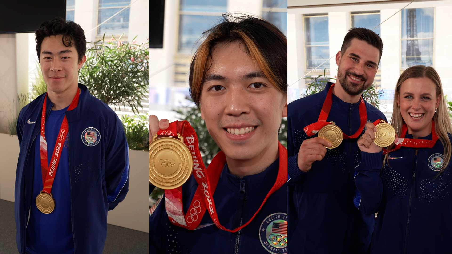U.S. Gold Medalists from Beijing 2022 attend Paris Olympics Game