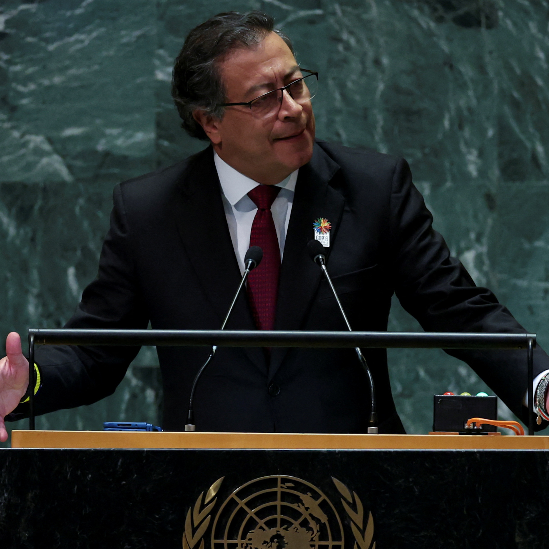 Colombian President Gustavo Petro