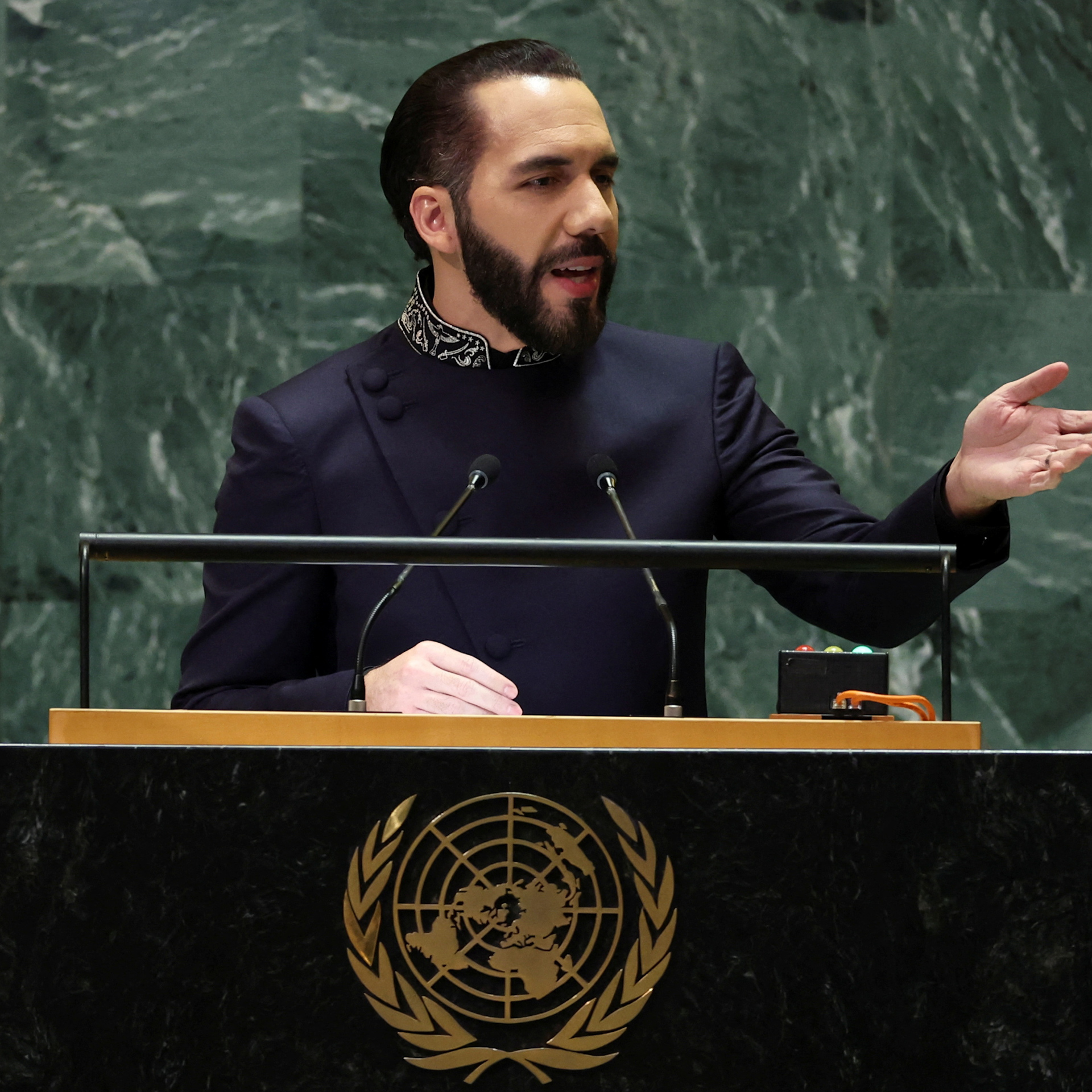 Salvadoran President Nayib Bukele