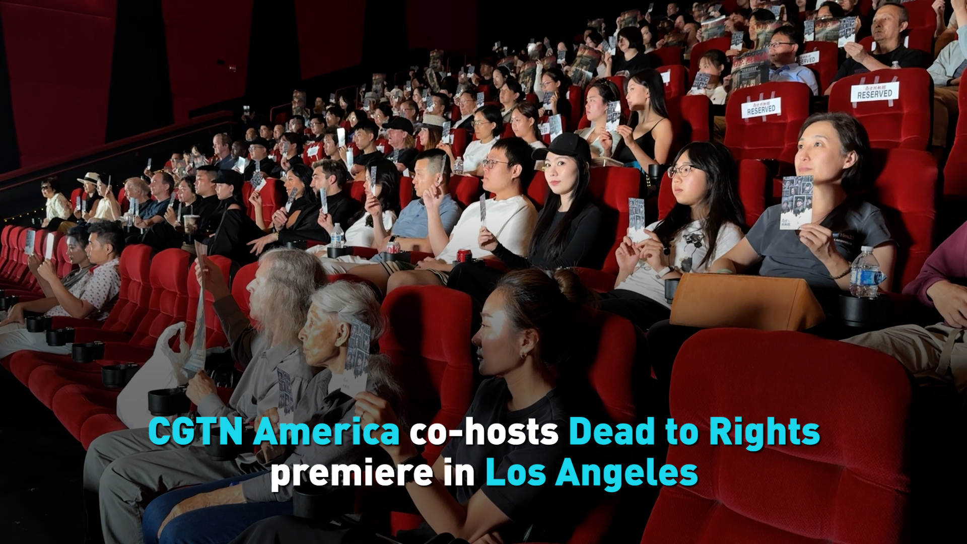 CGTN America co-hosts Dead to Rights premiere in Los Angeles