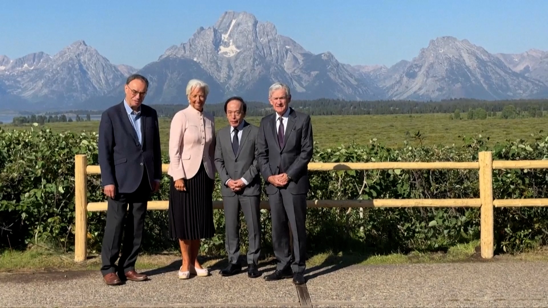 U.S. Fed Chair gives annual speech in Jackson Hole