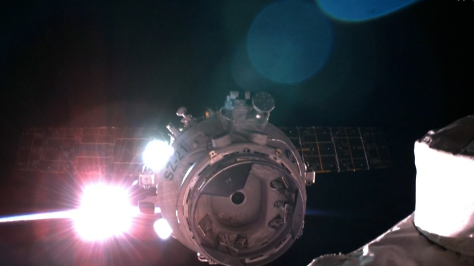 China's Shenzhou-21 crewed spacecraft docks with space station