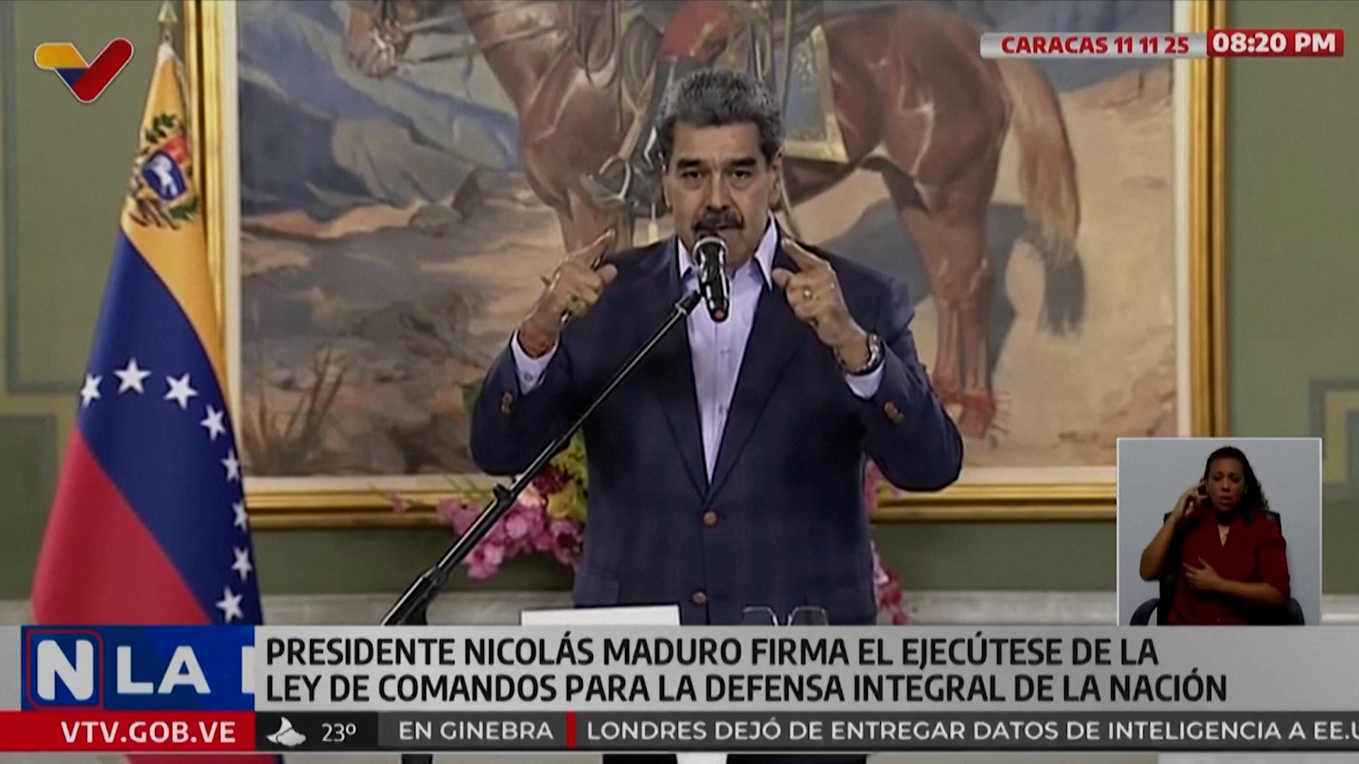 Venezuela steps up preparations amid U.S. military buildup