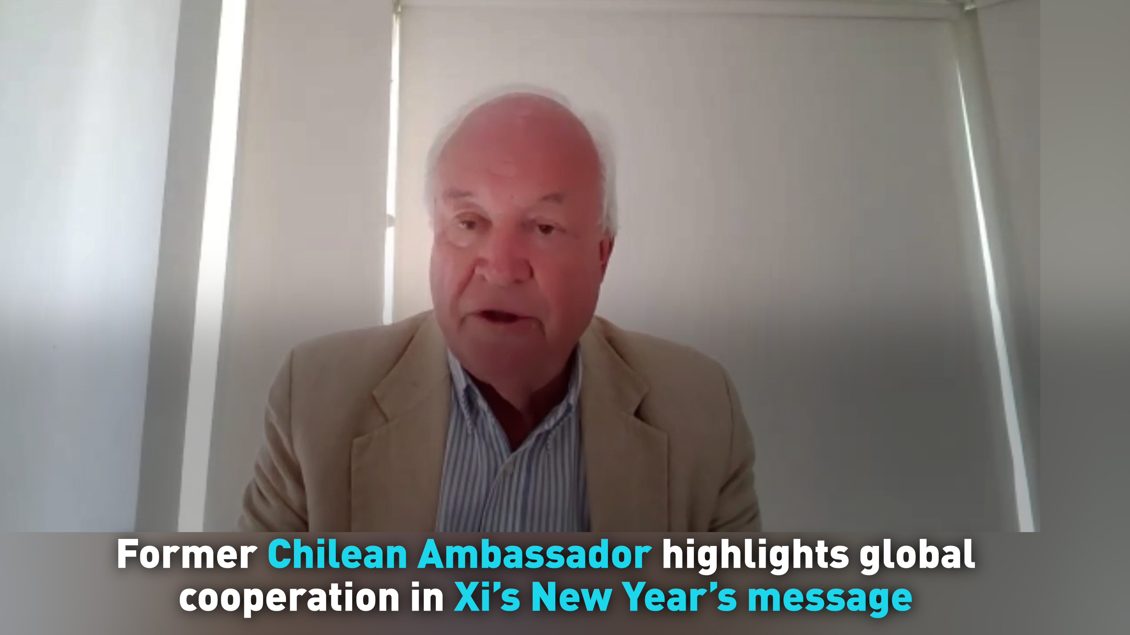 Former Chilean Ambassador highlights Xi’s New Year's message