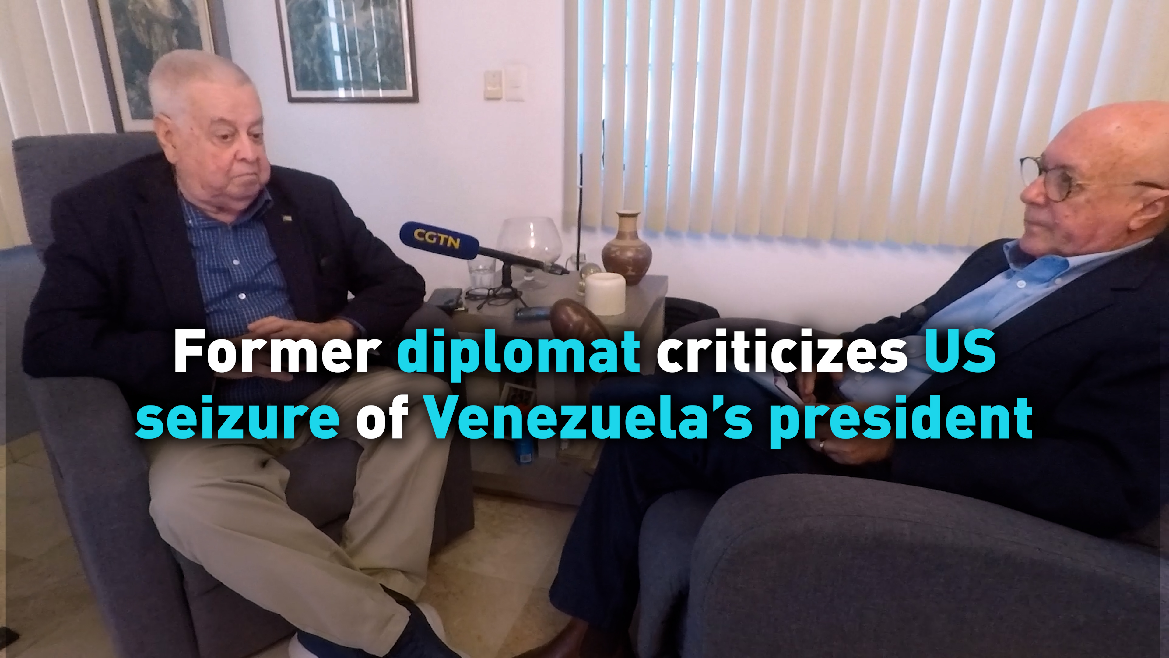 Former diplomat criticizes US seizure of Venezuela’s president