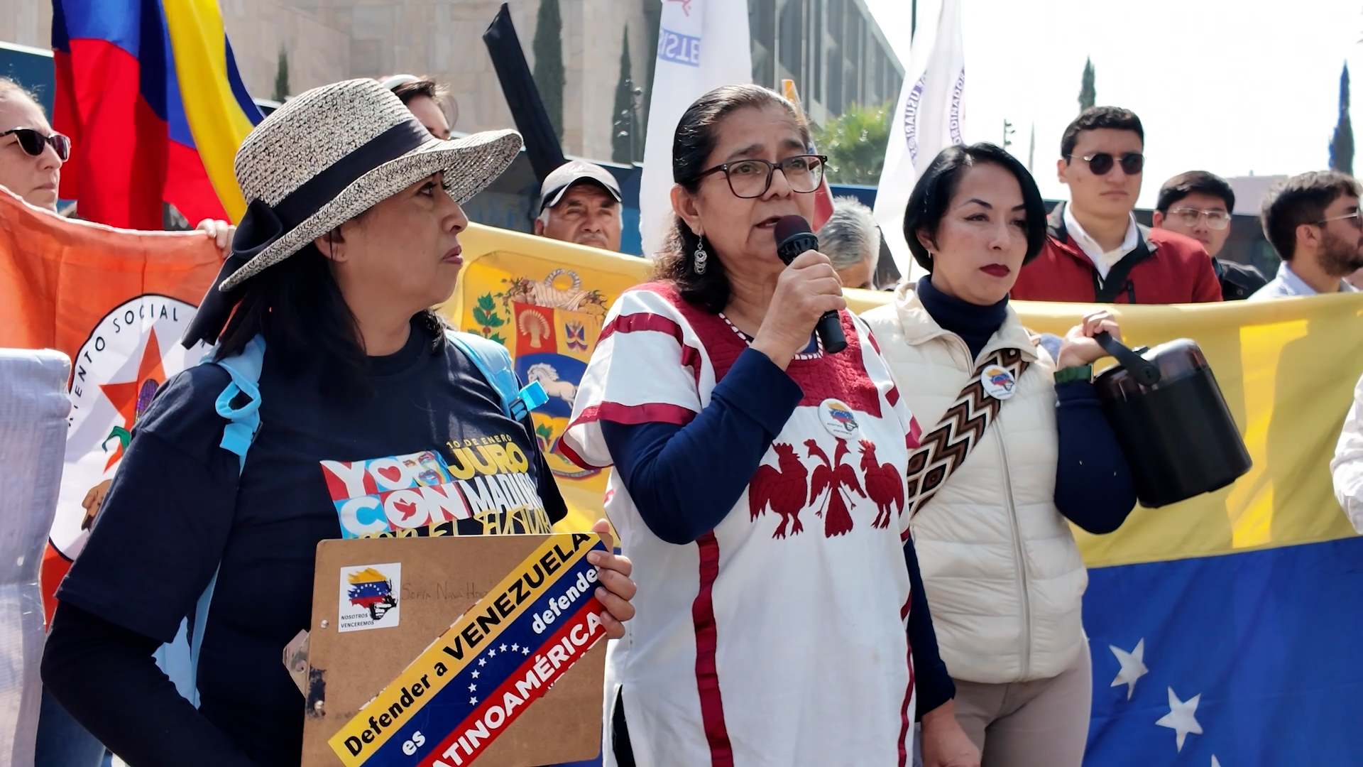 Mexico City protest calls for U.S. respect for regional sovereignty