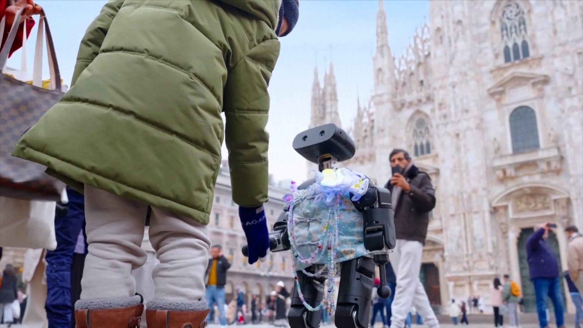 China’s robotic athletes meet Olympic fans in Milan