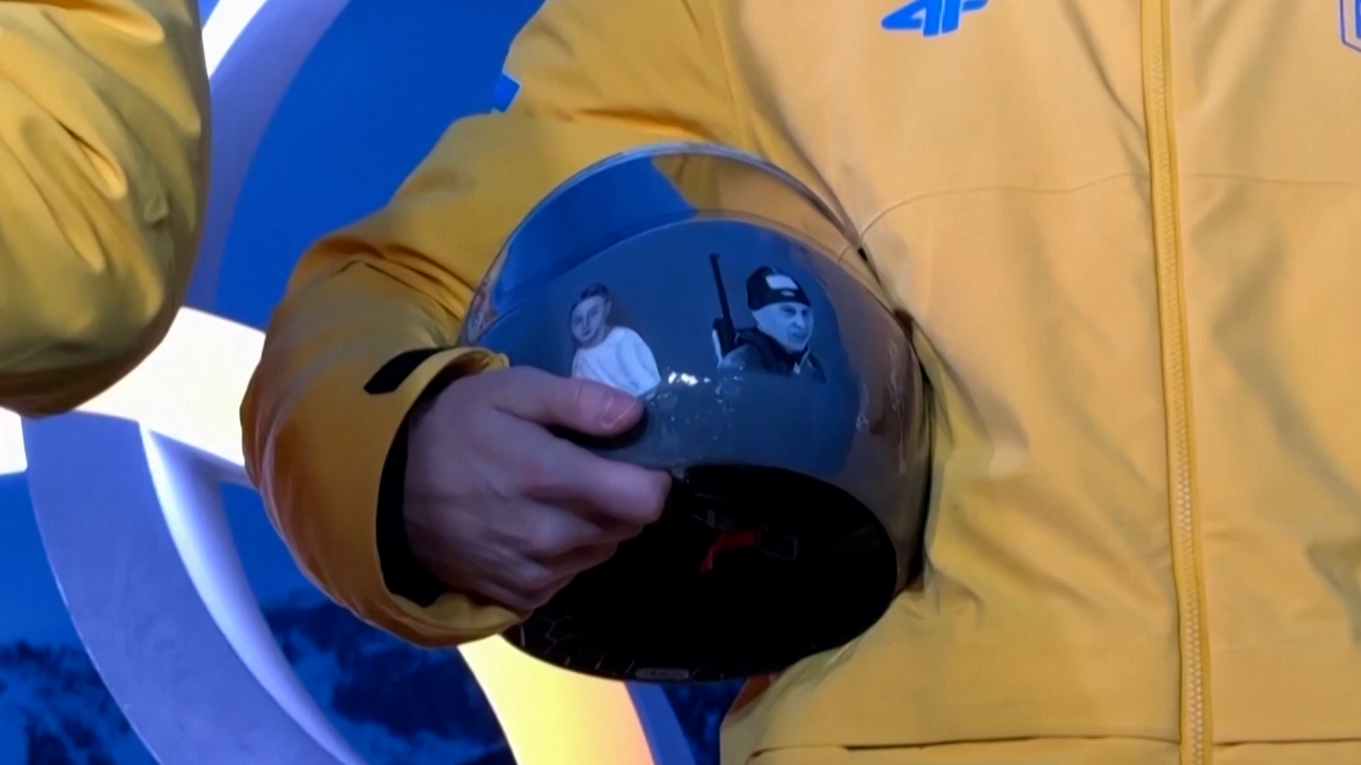 Ukrainian Olympian disqualified for images on helmet