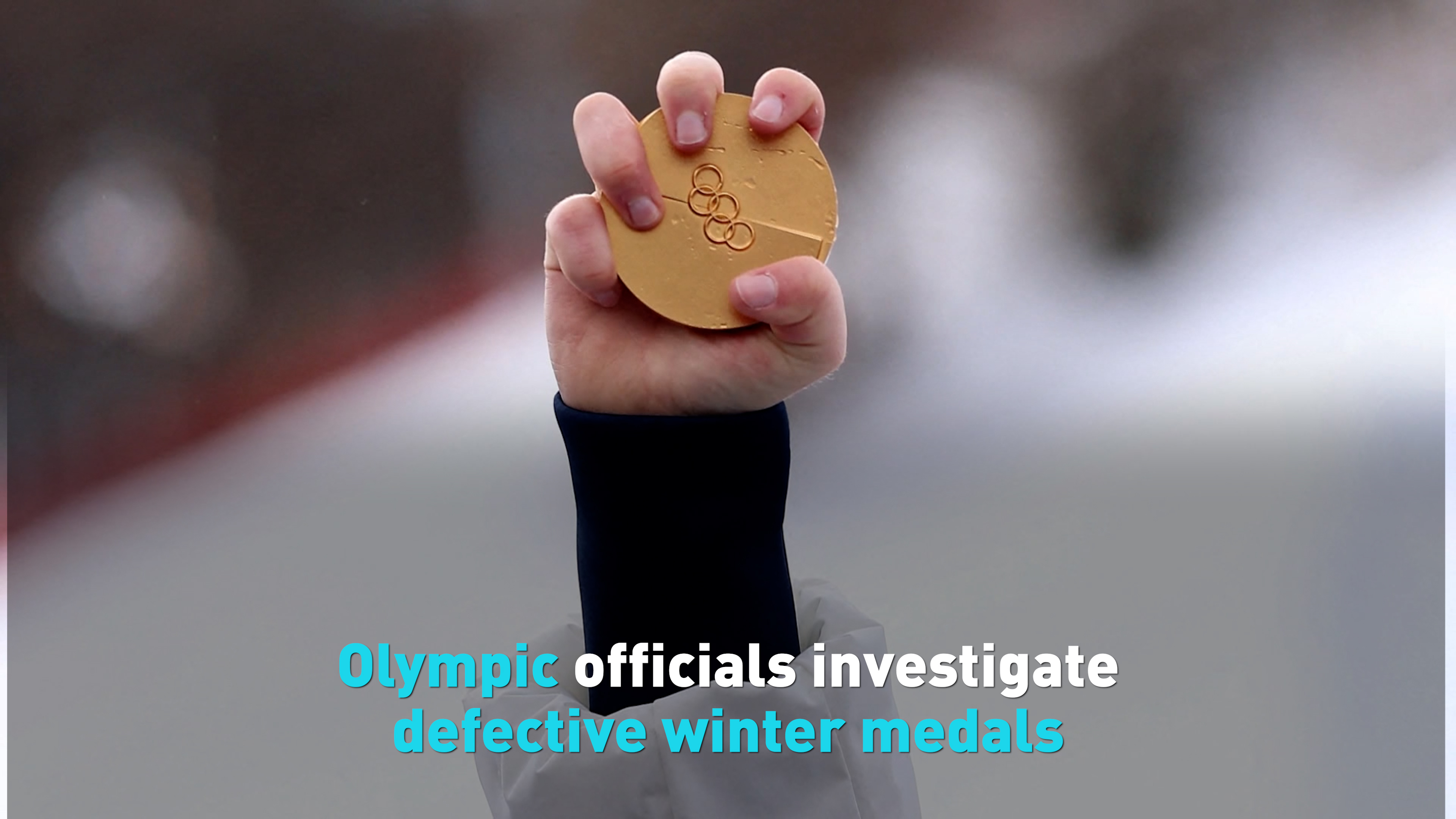 Olympic officials investigate defective winter medals