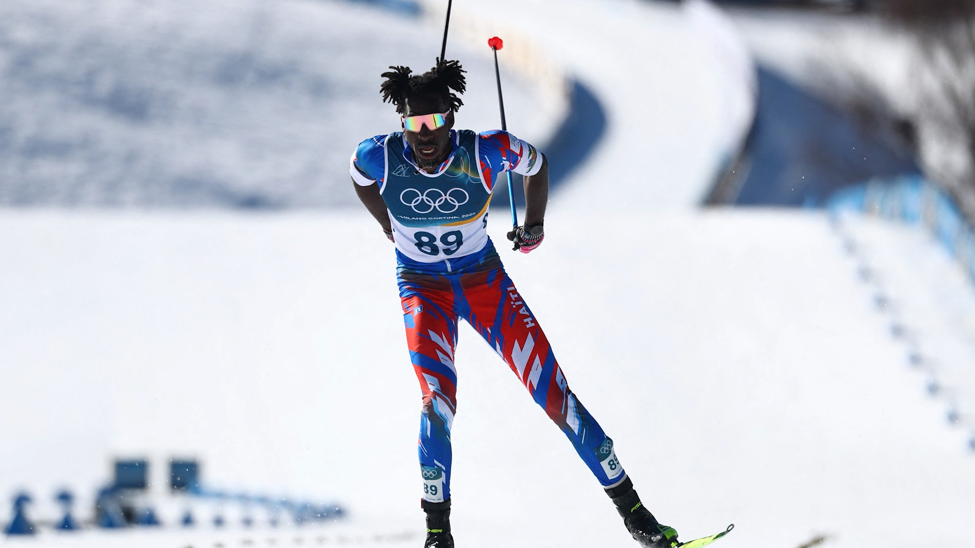 Haitian athlete competes in Winter Olympics’ cross-country skiing