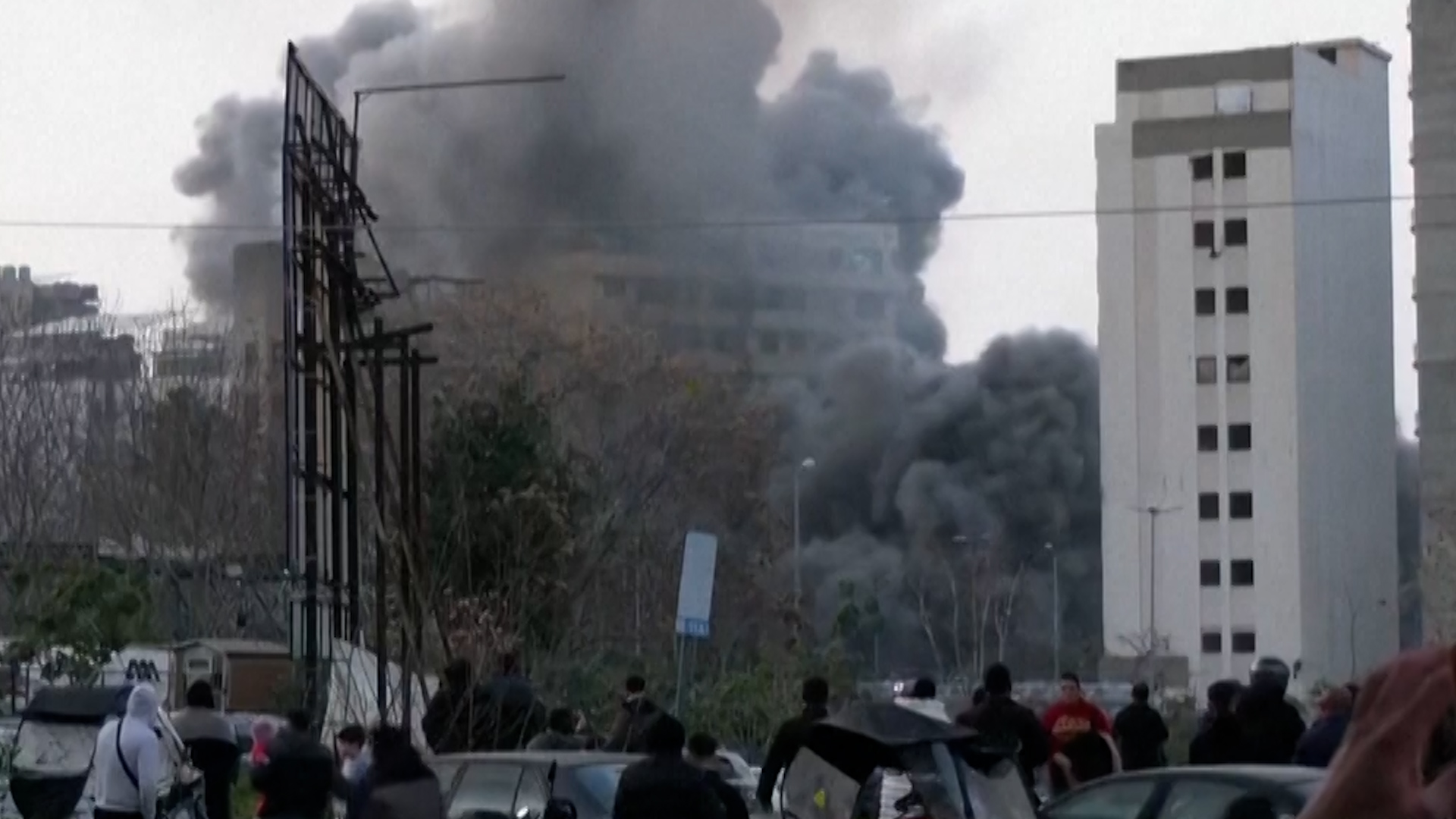 Israeli airstrikes hit building twice in Beirut