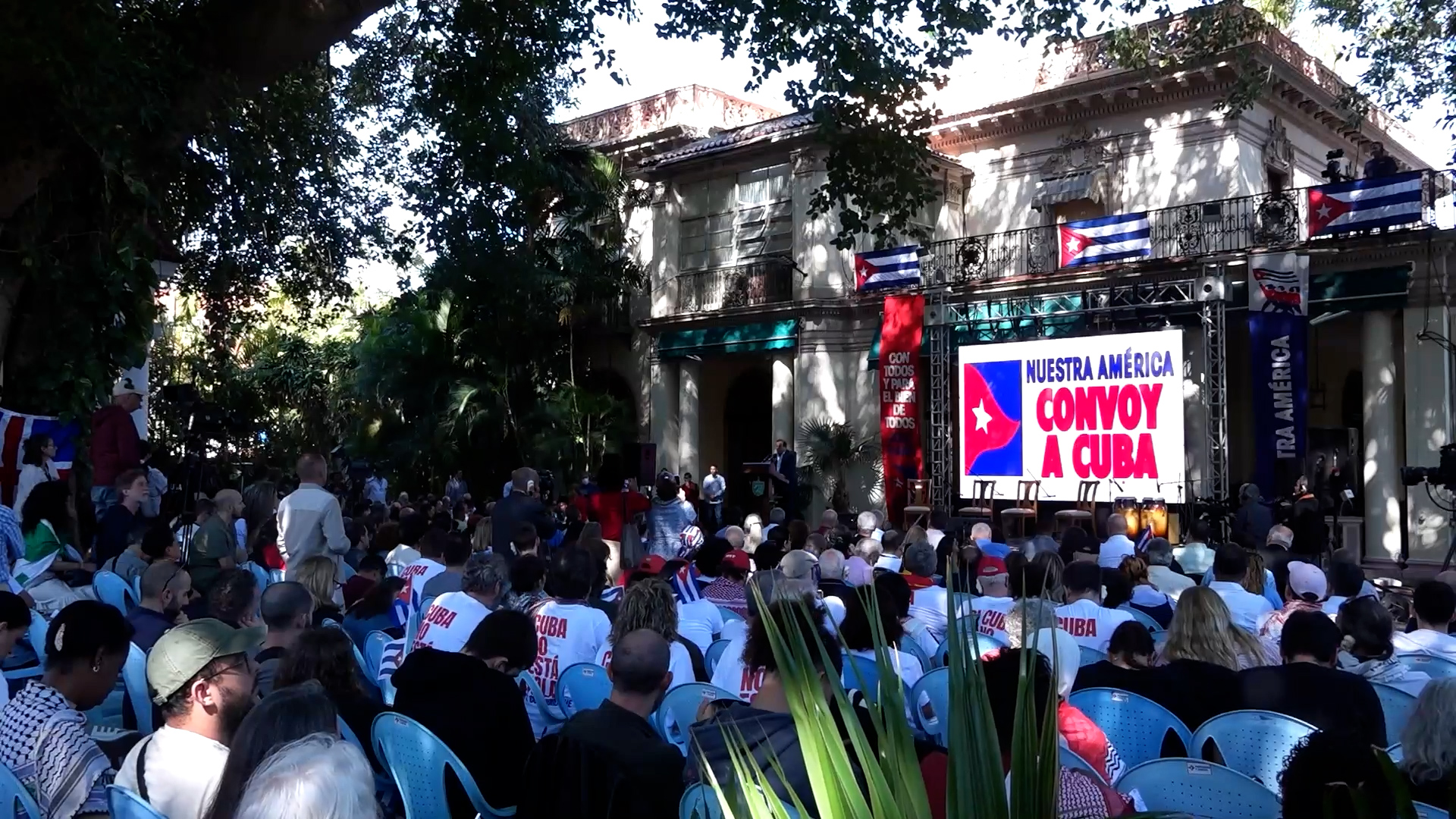 Activists transport aid to Cuba amid humanitarian crisis 