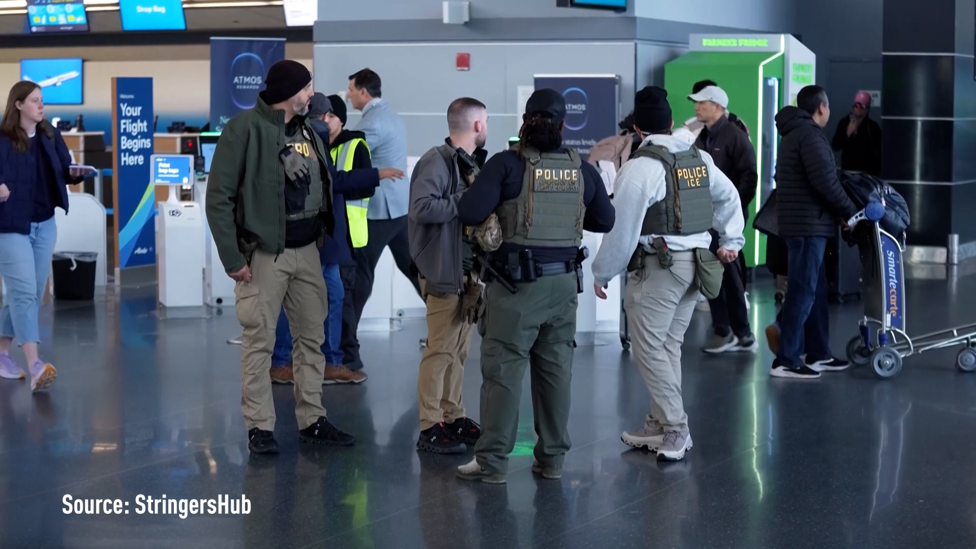 ICE agents deployed to US airports to ease TSA shortages