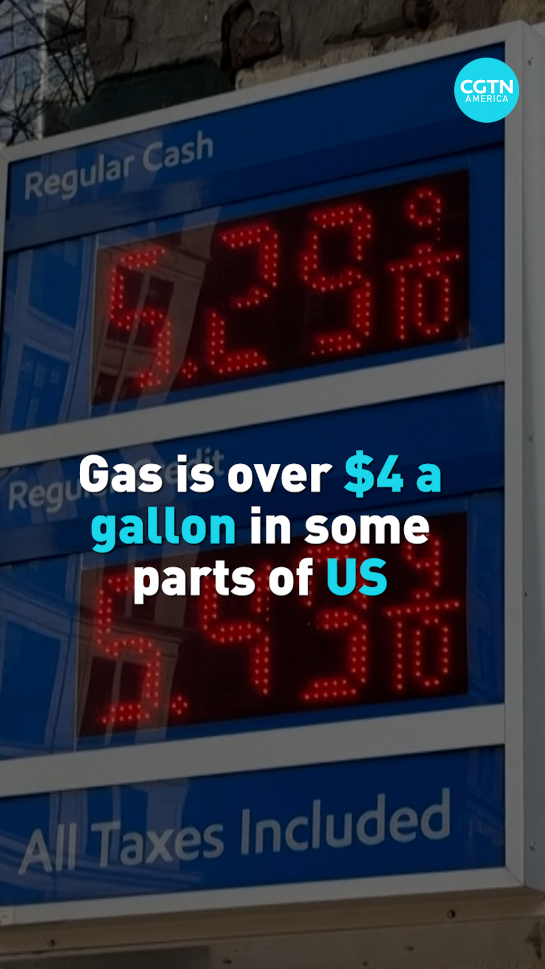 Gas is over $4 a gallon in some parts of US