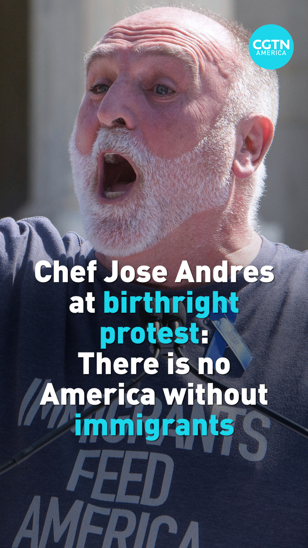 Chef Jose Andres at birthright protest: No America without immigrants
