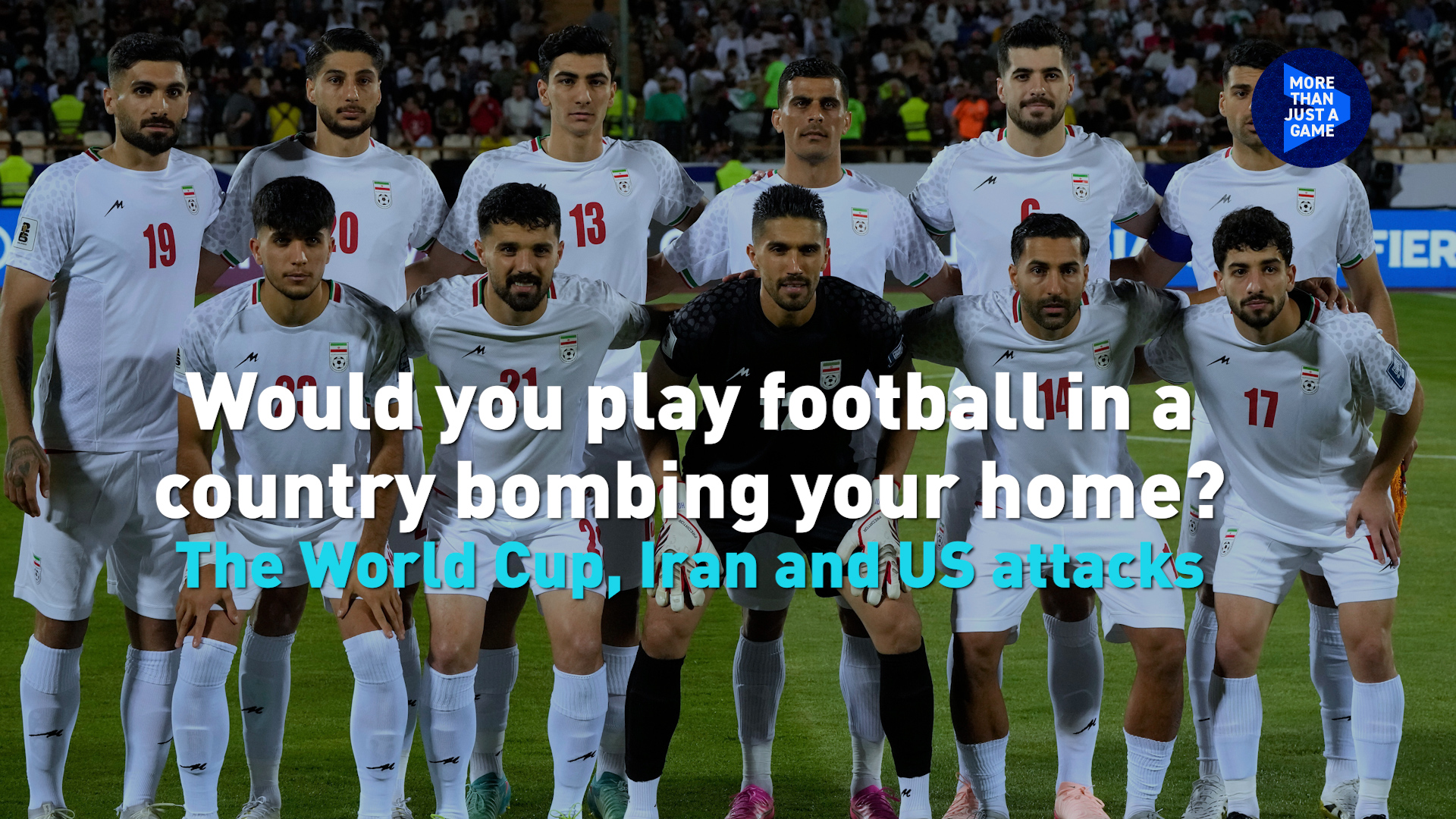 Would you play football in a country bombing your home? 