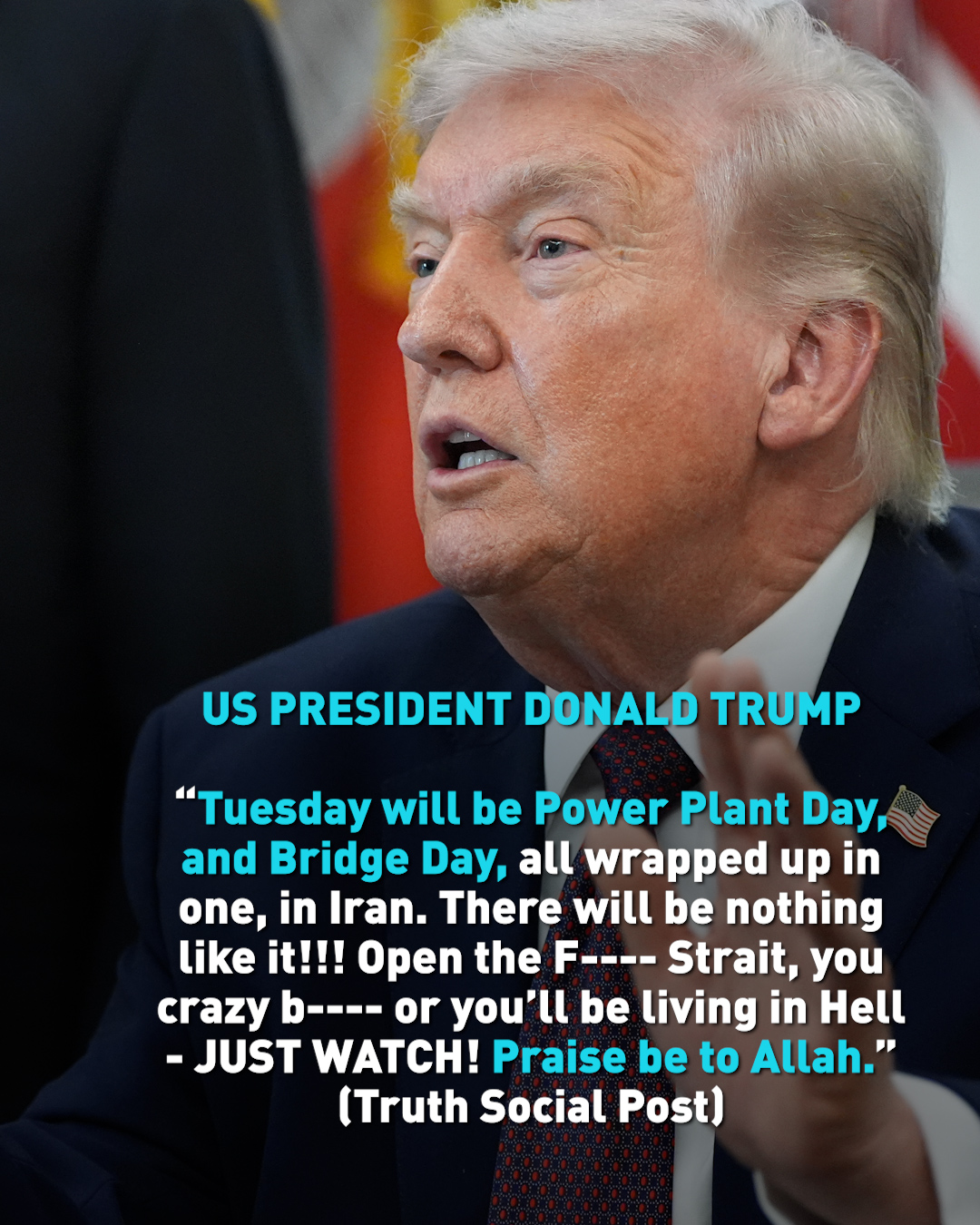 Reactions to Trump's profane Truth Social post 