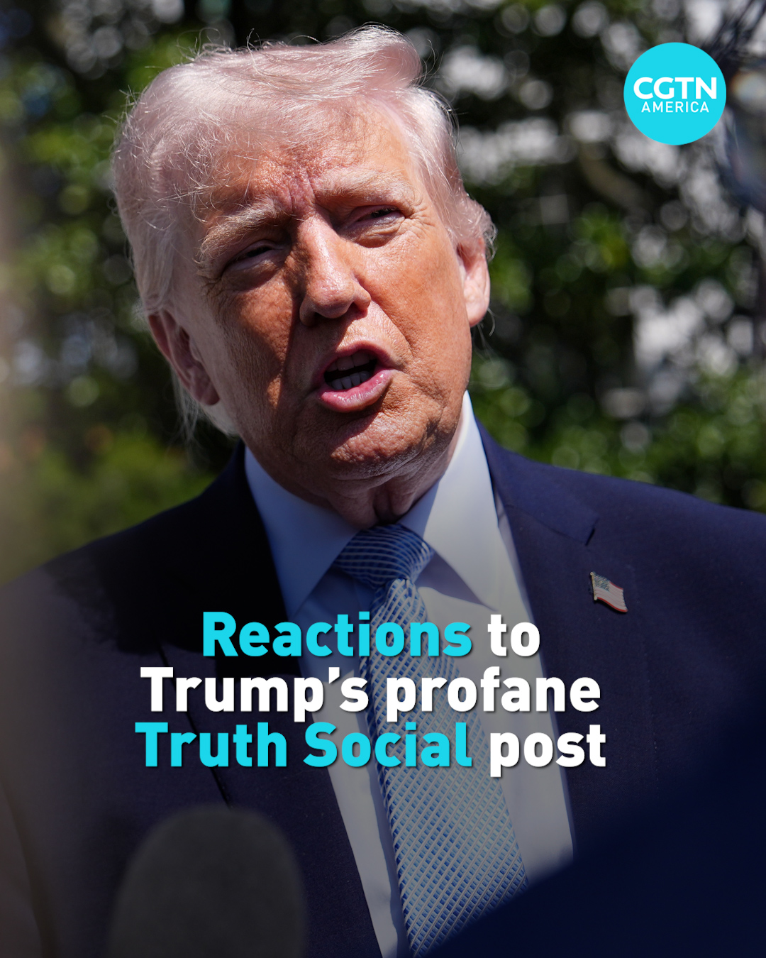 Reactions to Trump's profane Truth Social post 