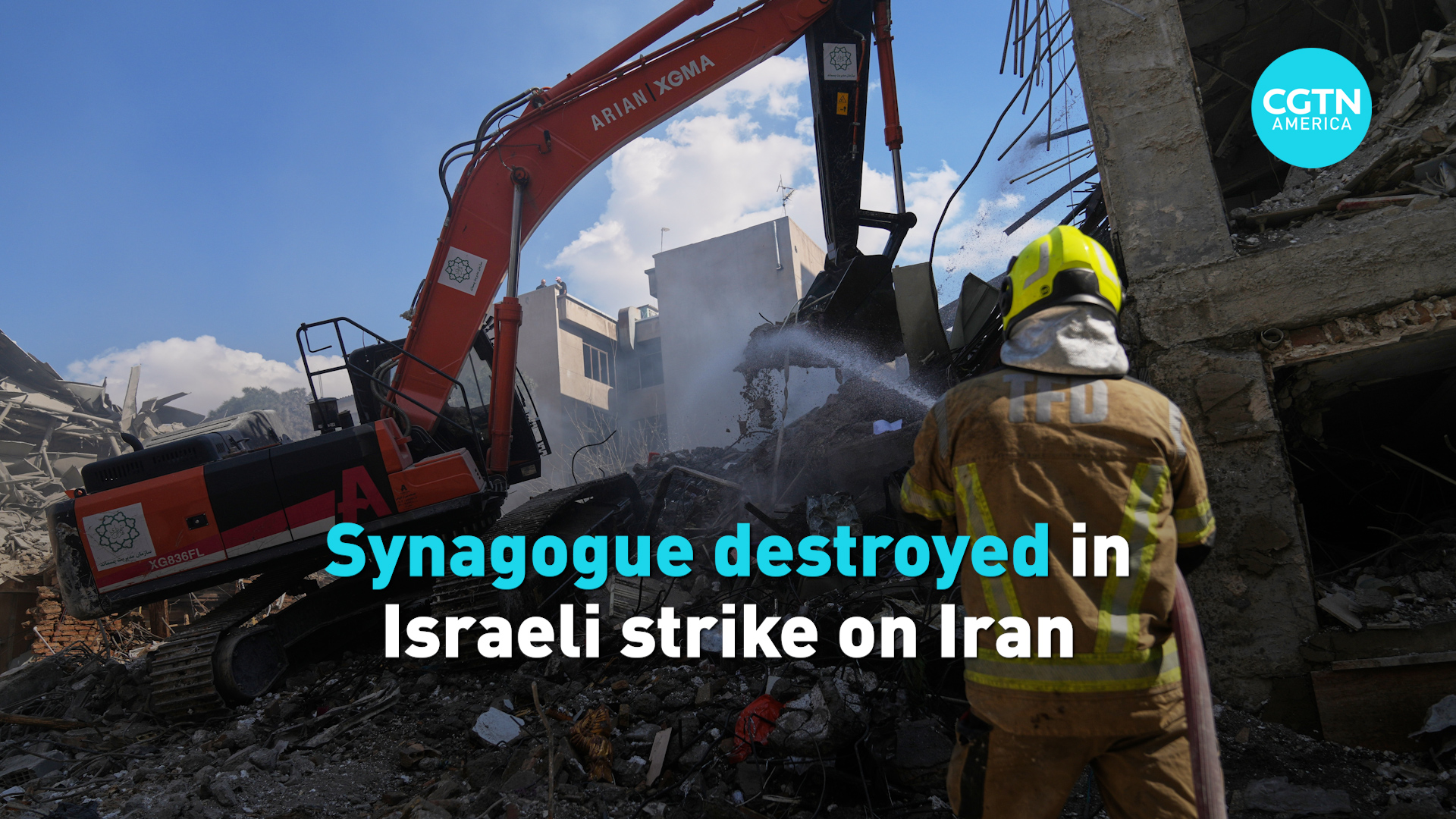 Synagogue destroyed in Israeli strike on Iran 