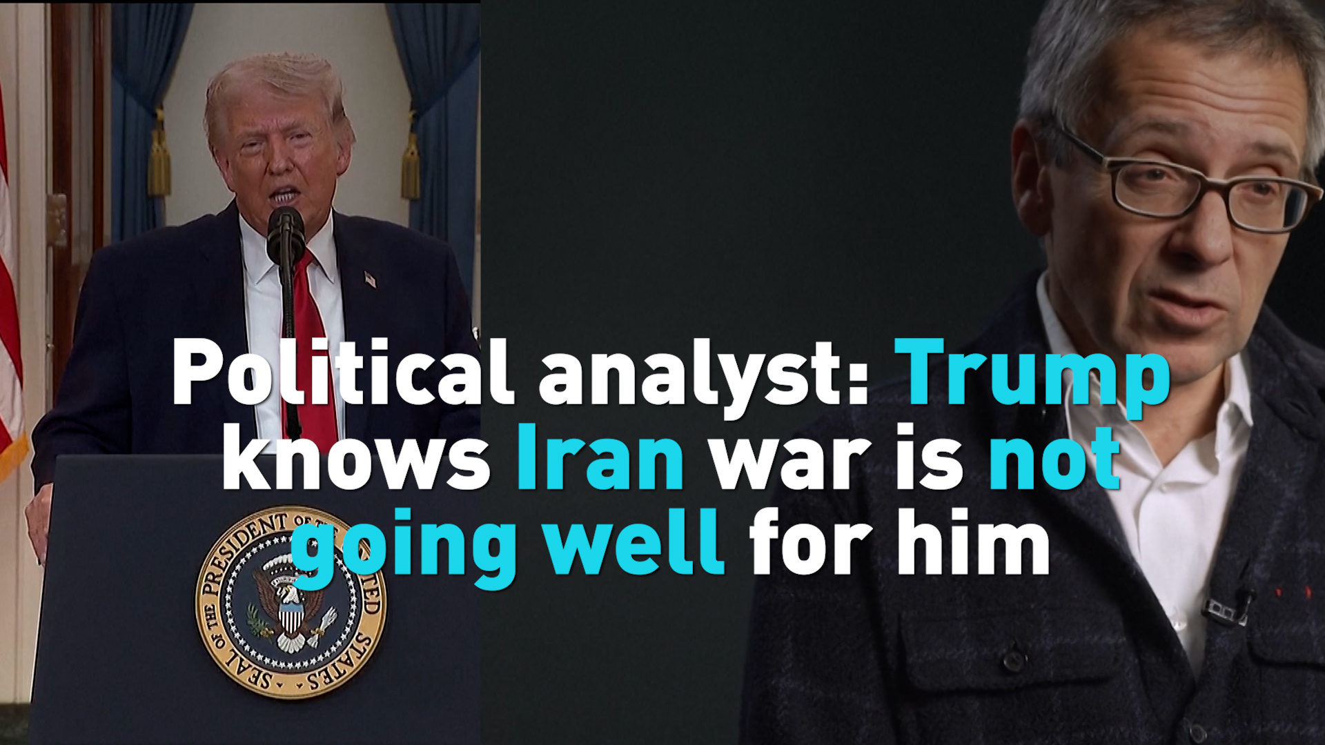 Political analyst: Trump knows Iran war is not going well for him