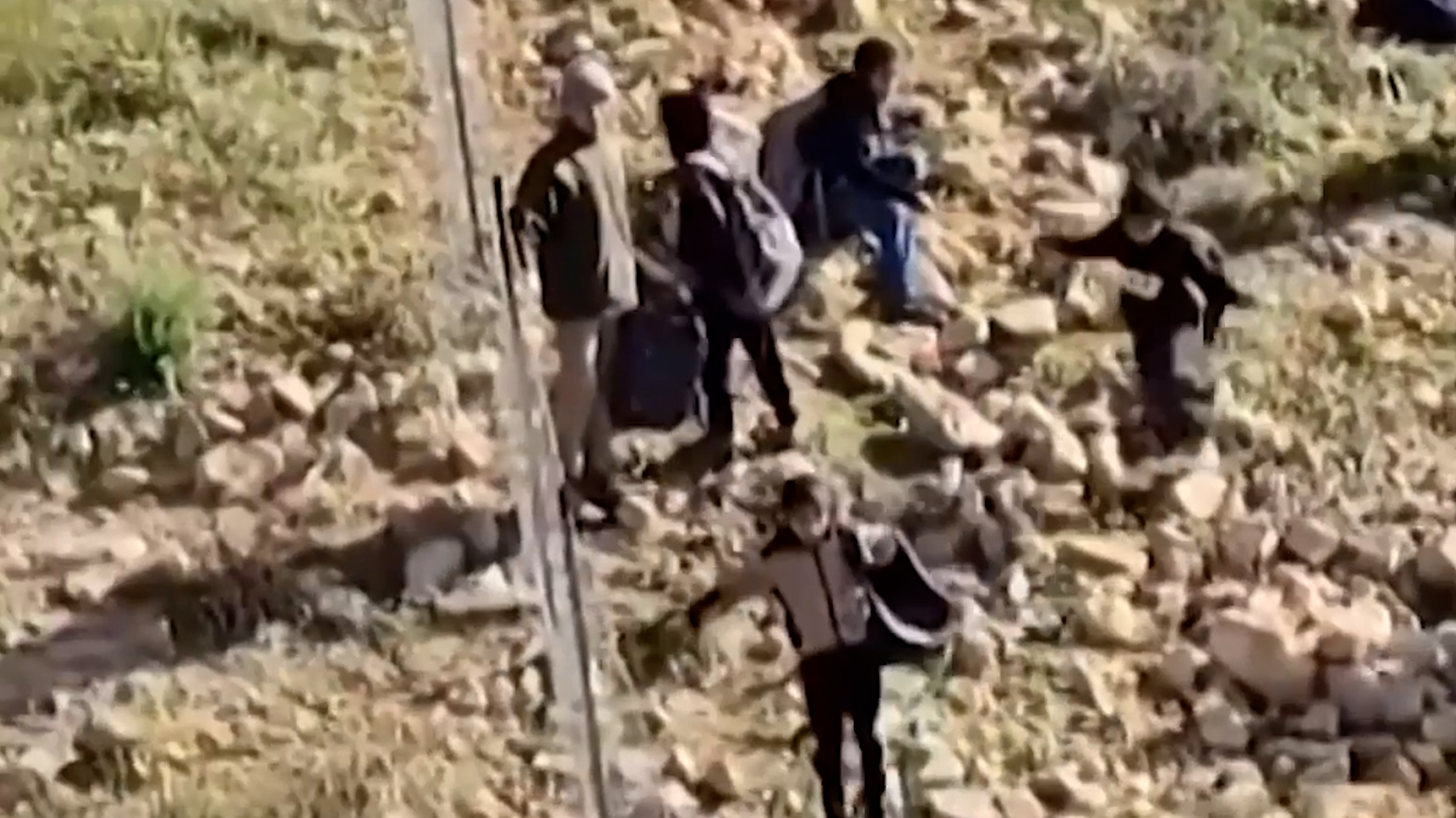 Israel army fires tear gas at children and blocks their way