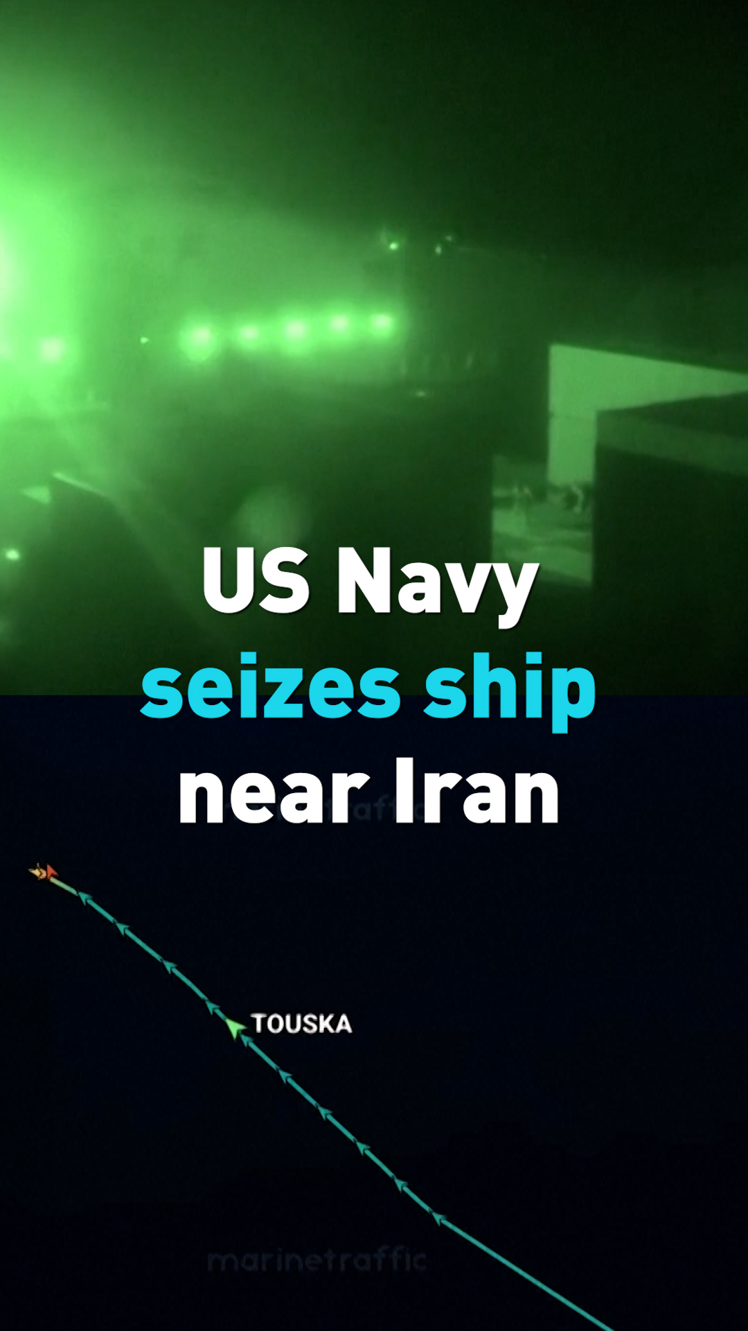 US seizes cargo ship near Strait of Hormuz blockade