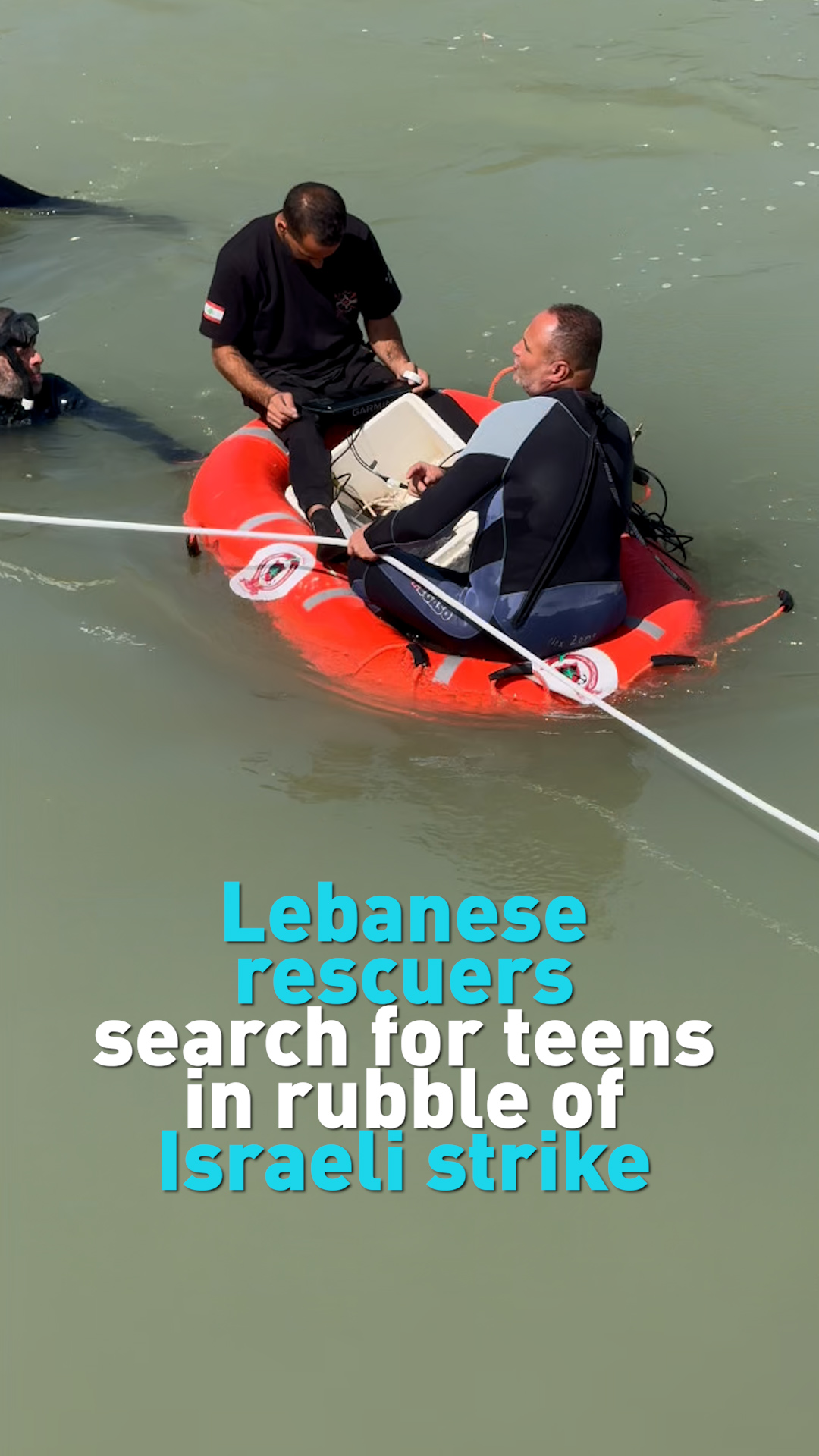 Lebanese rescuers search for teens in rubble of Israeli bridge strike