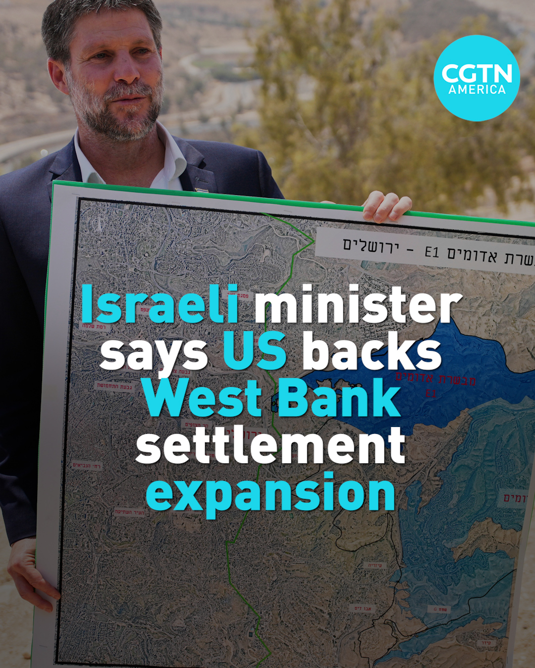 Israeli minister says US backs West Bank settlement expansion