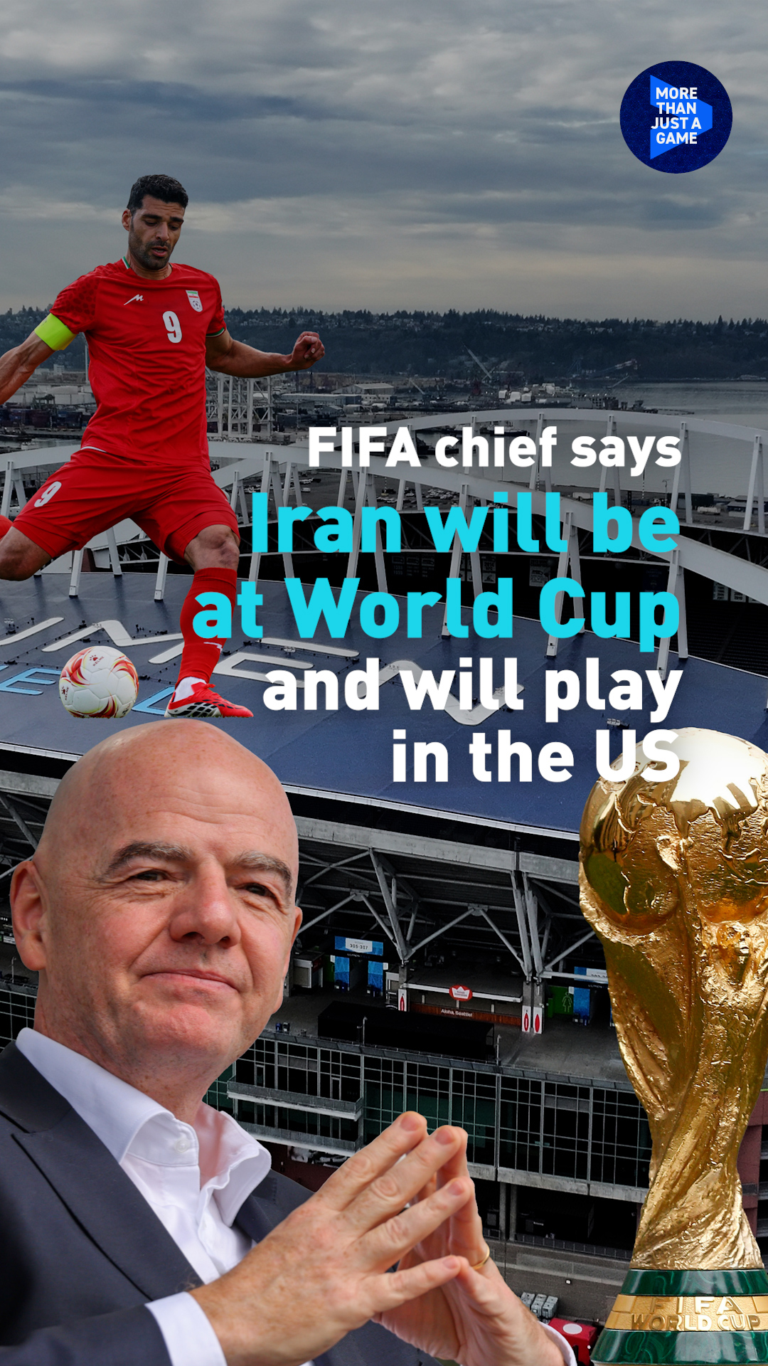 FIFA chief says Iran will be at World Cup and will play in US