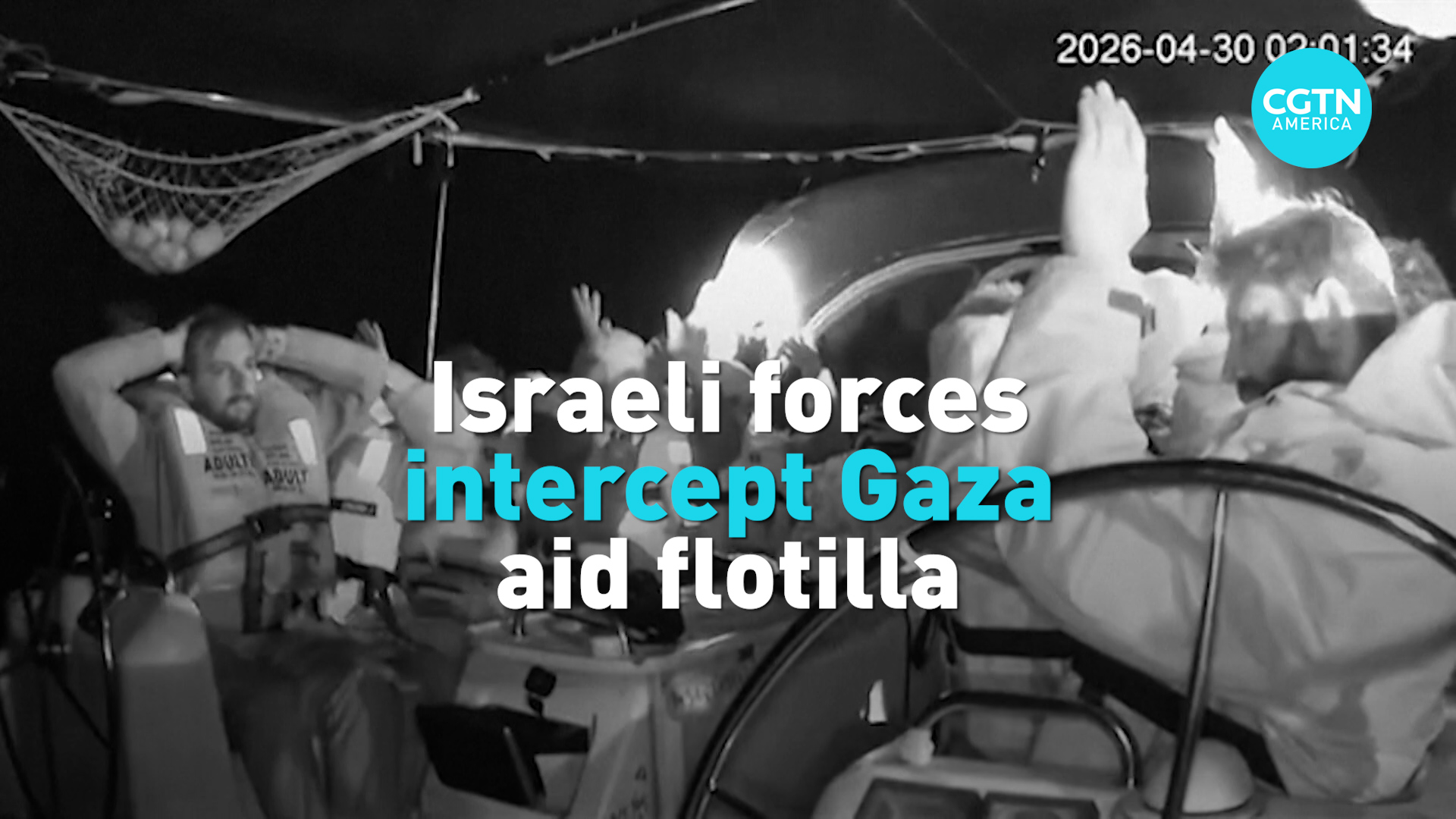 Israeli forces intercept Gaza aid flotilla 