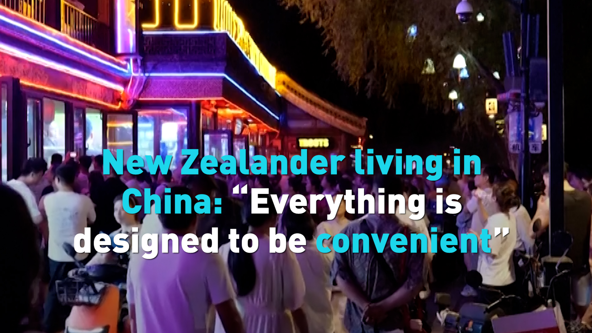 New Zealander living in China: 