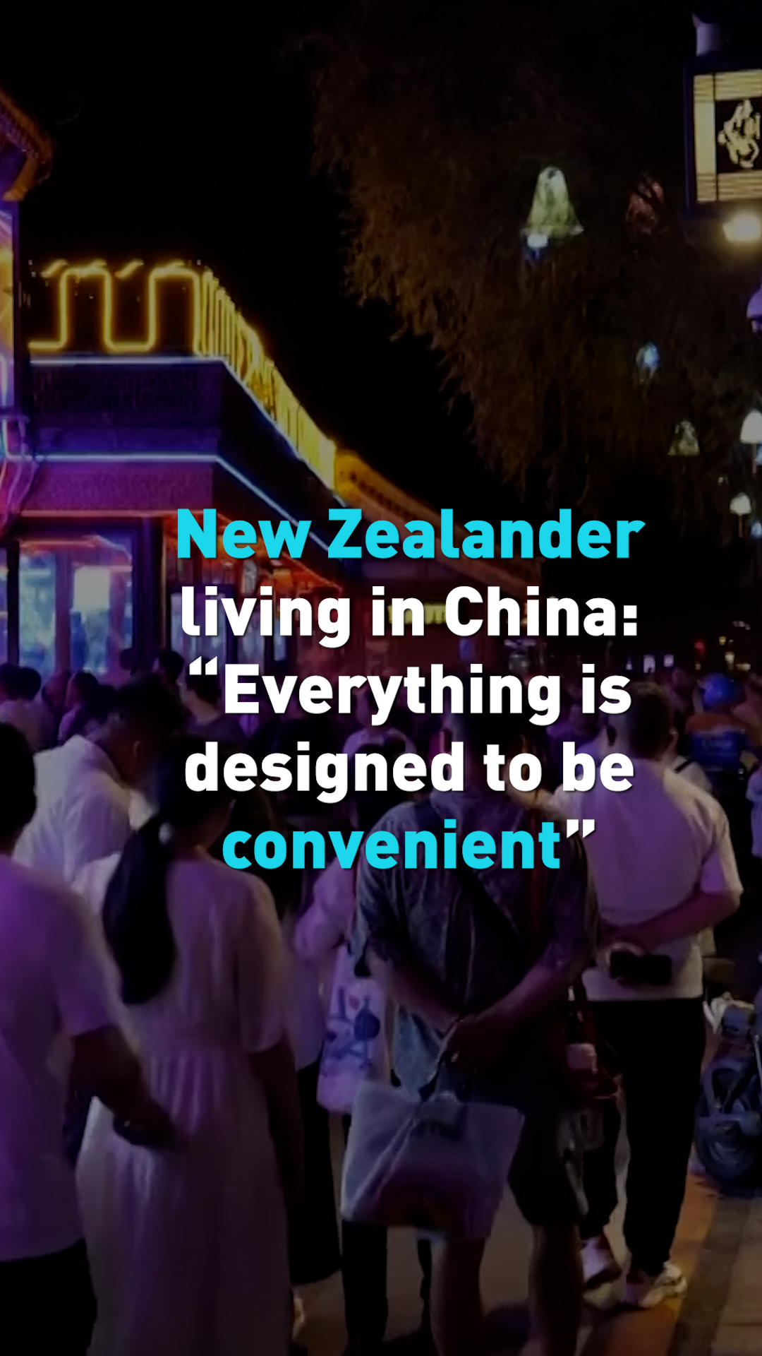 New Zealander living in China: 
