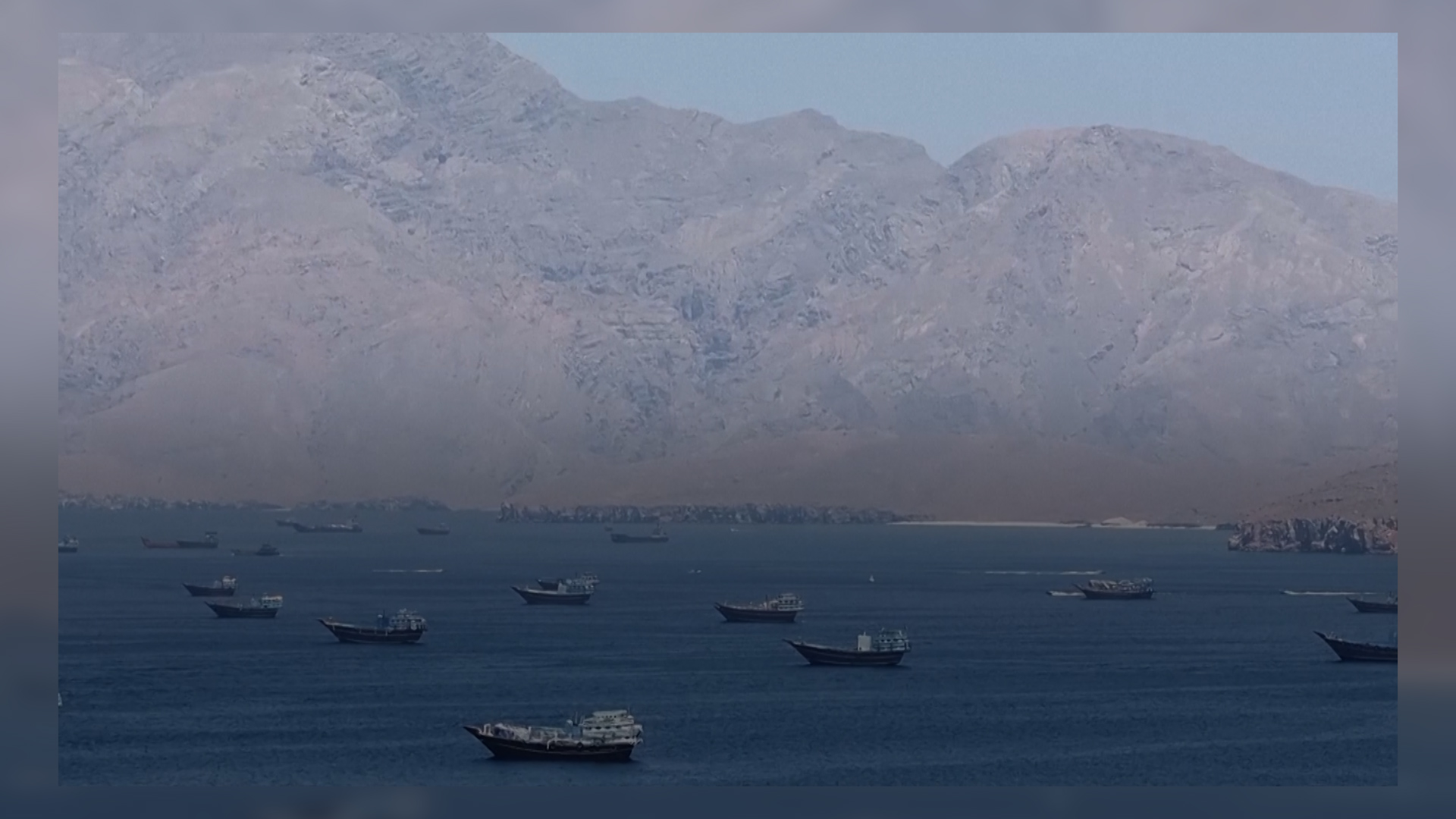 Vessels stuck in the Strait of Hormuz
