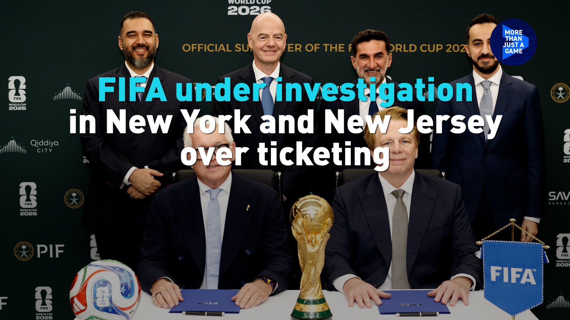 FIFA under investigation in New York and New Jersey over ticketing 