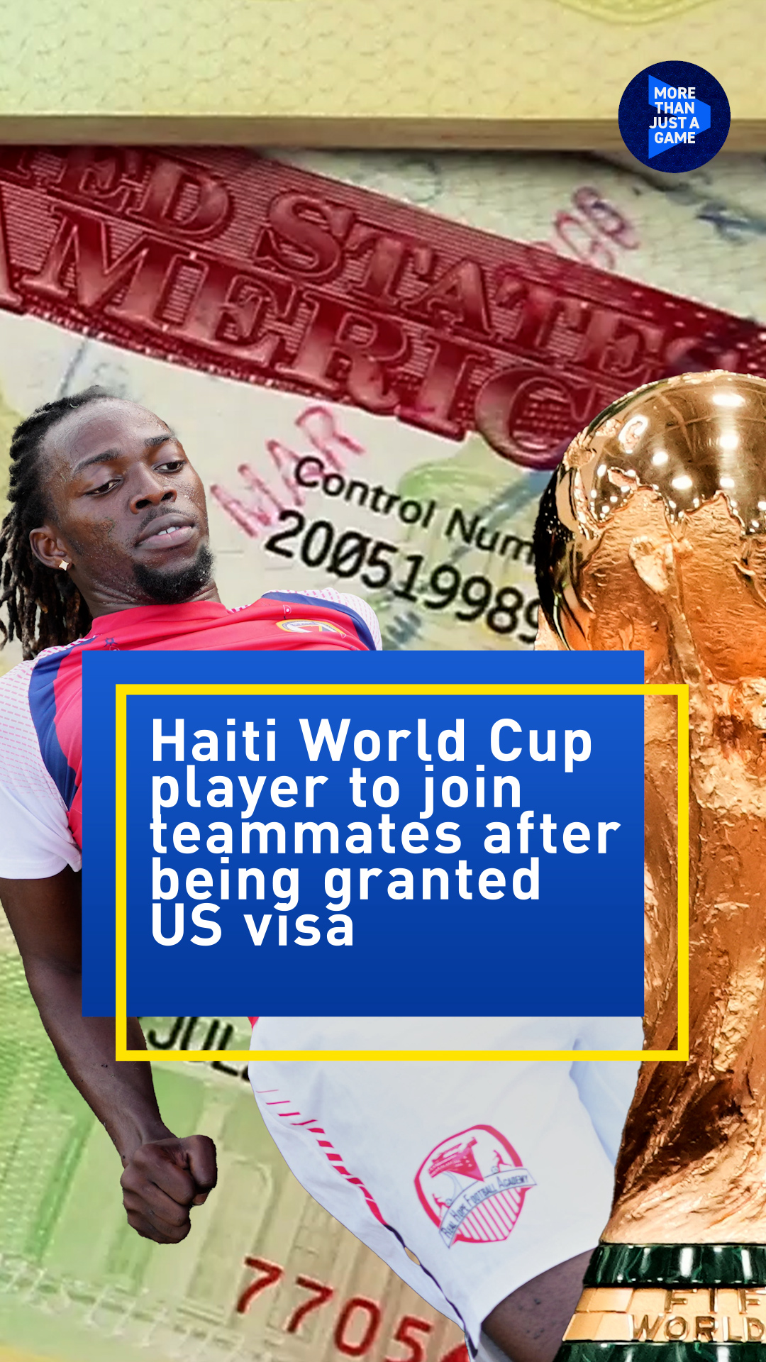 Haiti World Cup player to join teammates after being granted US visa 