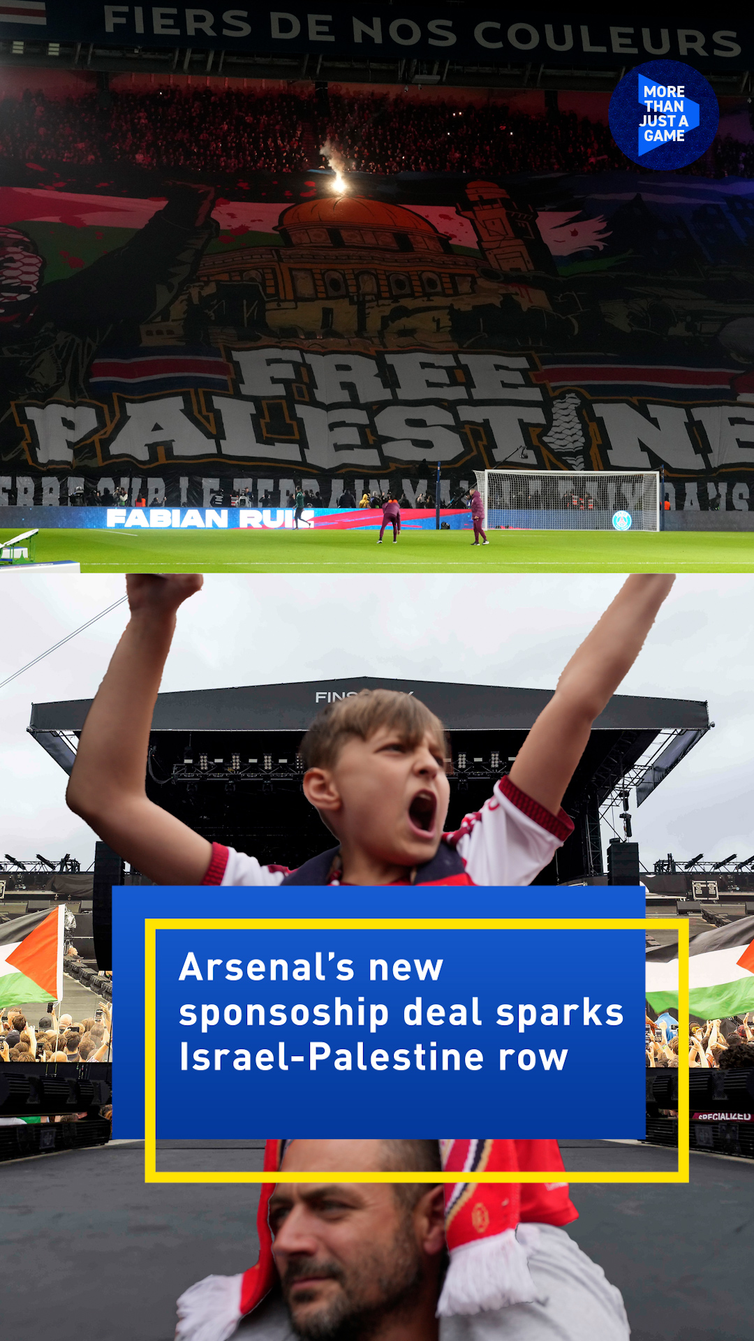 Arsenal's new sponsorship deal sparks Israel-Palestine row 