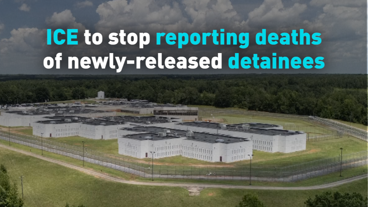 ICE ends reporting of deaths after detainees are released