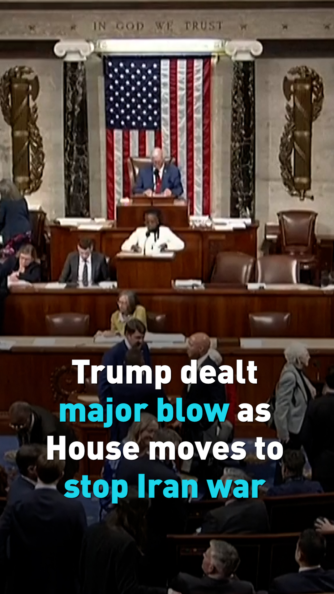 Trump dealt major blow after House moves to stop Iran war