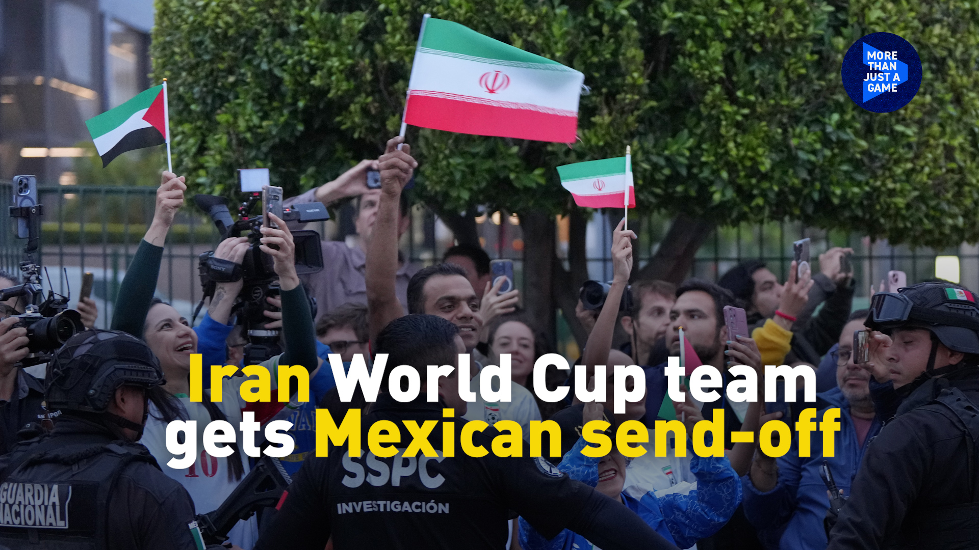 Iranian World Cup team gets Mexican send-off