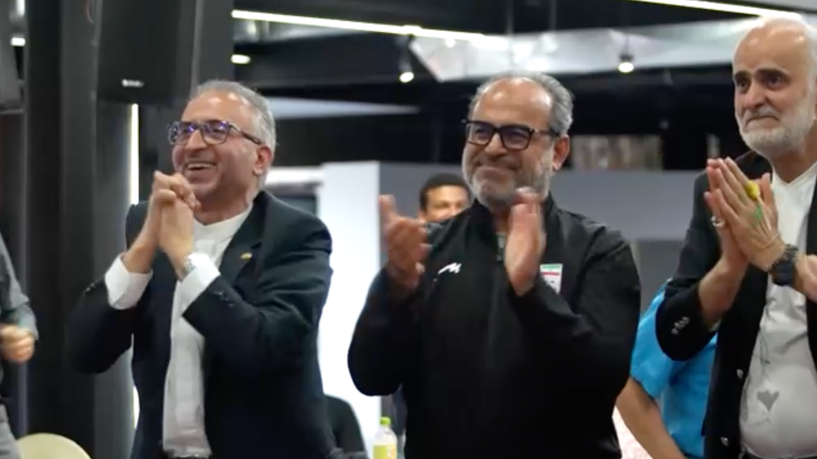Team Iran members forced to watch match in Mexico after US denies visa
