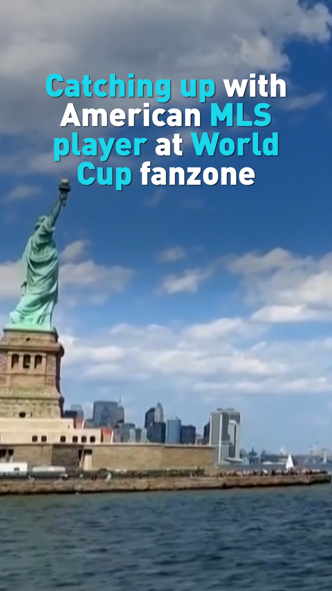Catching up with an American MLS player at World Cup fanzone