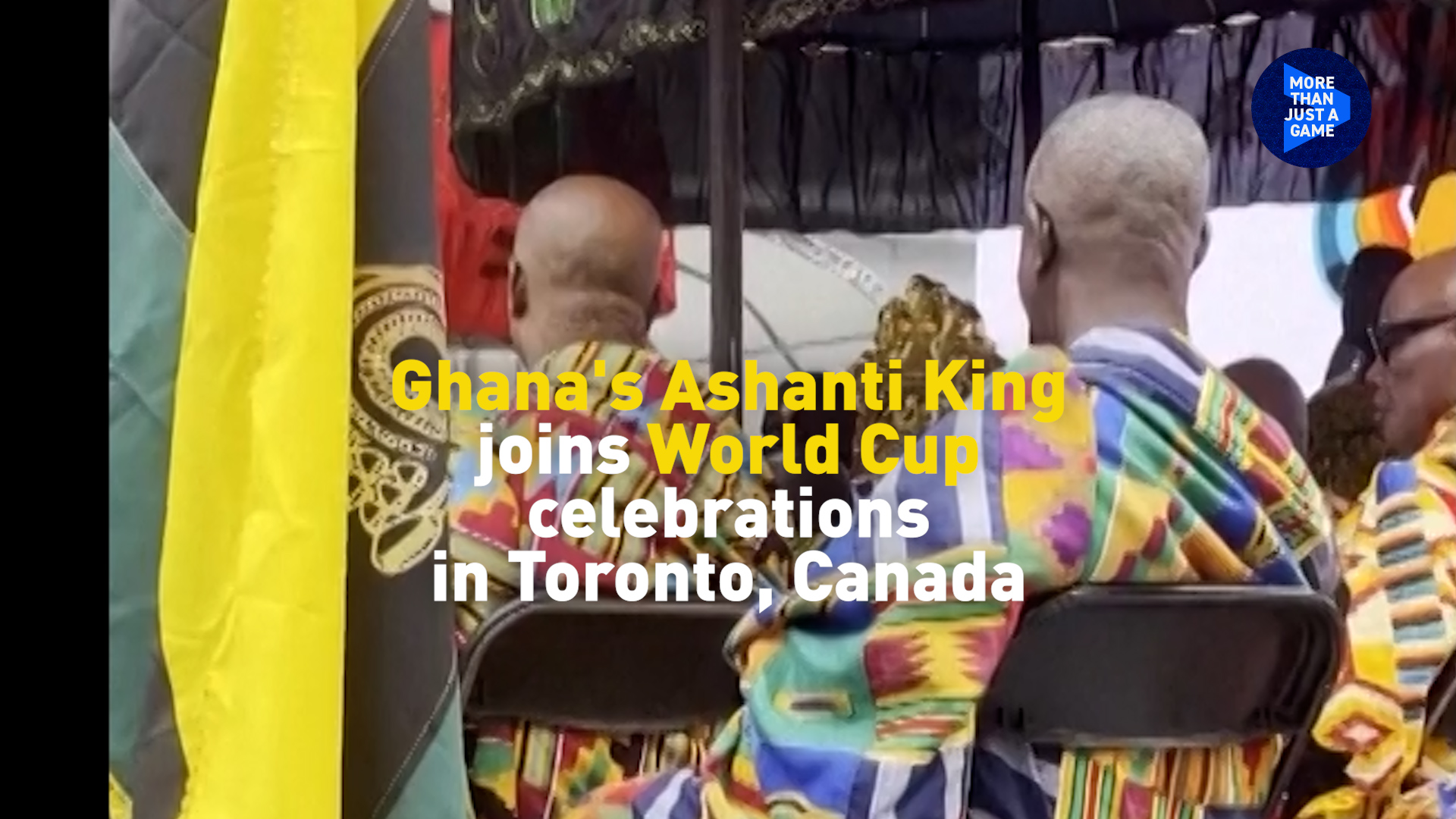Ghana's Ashanti King joins World Cup celebrations in Toronto, Canada