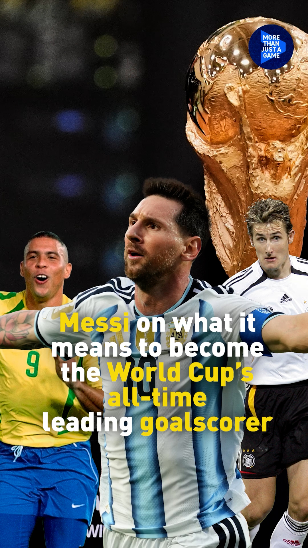 Messi on what it means to be the World Cup's leading goalscorer