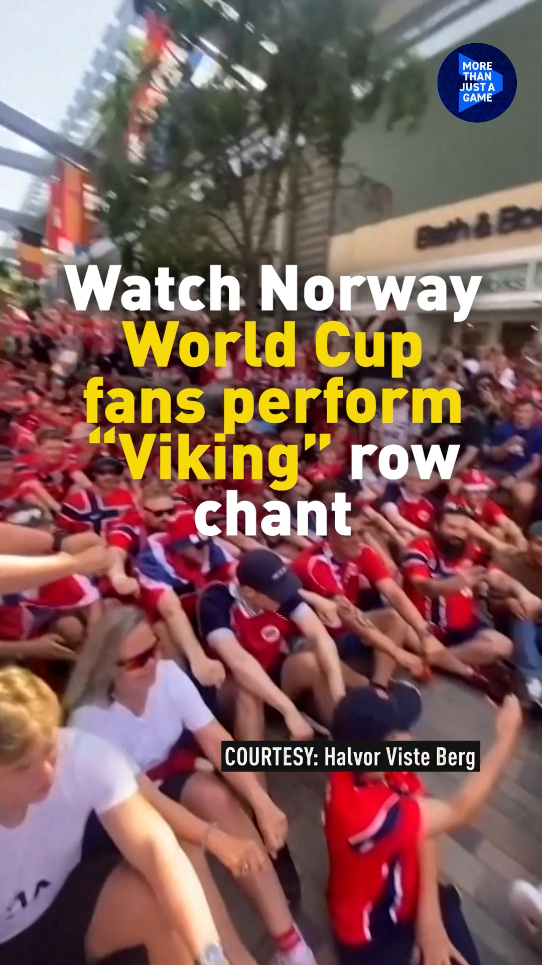 Watch Norway World Cup fans perform the 