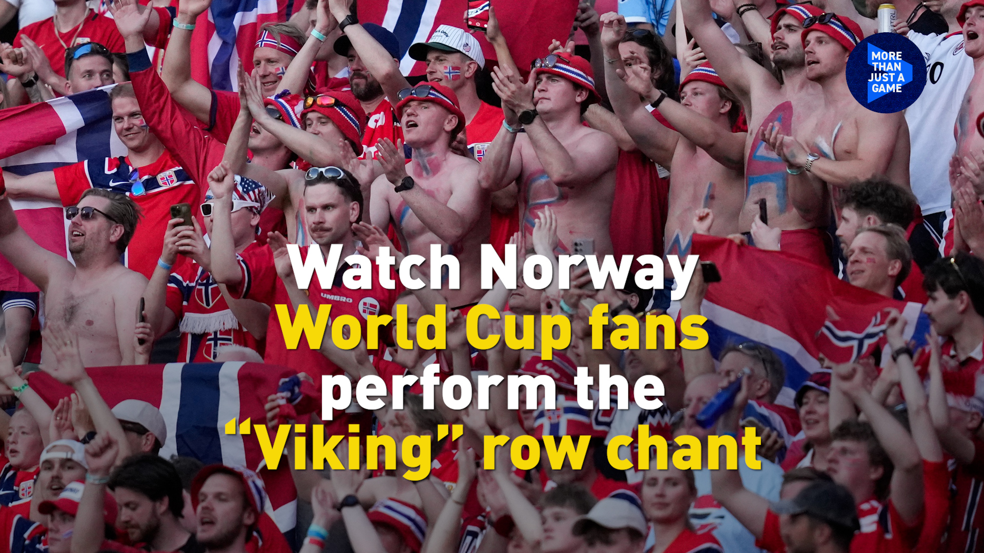 Watch Norway World Cup fans perform the 